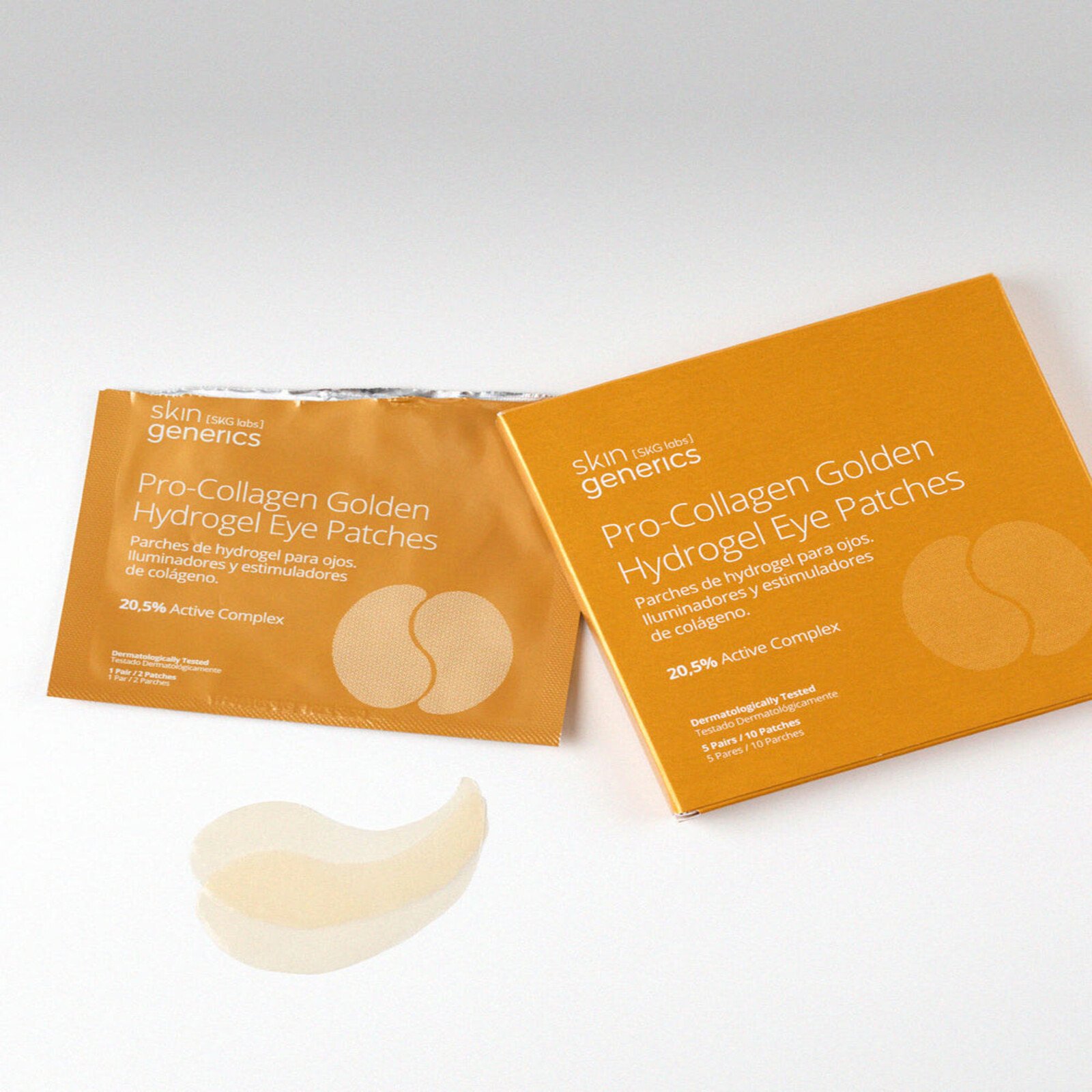 Skin Generics Pro-Collagen Golden Hydrogel Eye Patches x5 par
