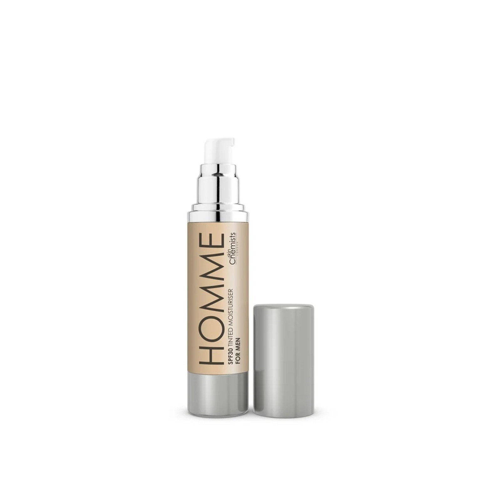 skinChemists Men's Tinted Light Moisturizer with Hyaluronic Acid SPF30 50ml