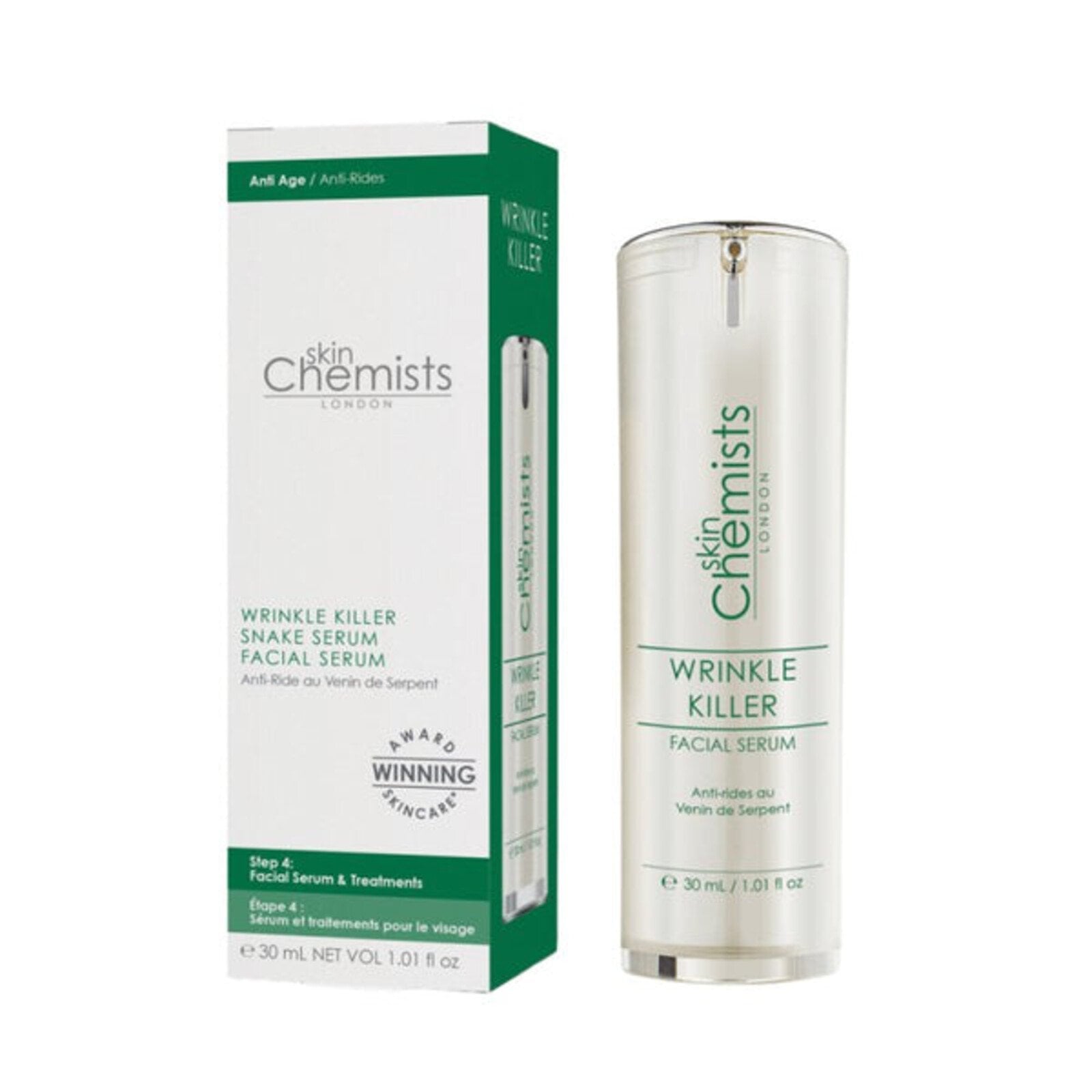 skinChemists Wrinkle Killer Facial Serum 30ml