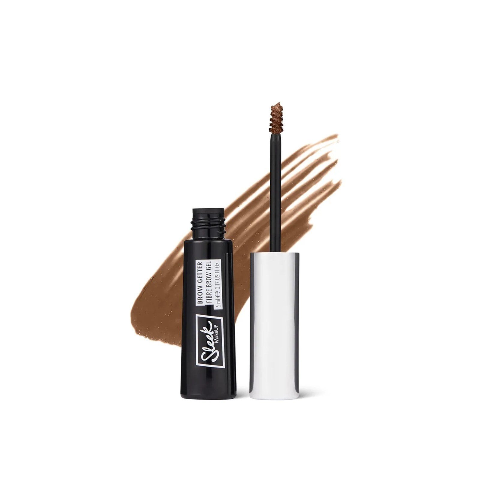 Sleek MakeUp Brow Getter Fibre Gel Medium Brown 5ml (0.17floz)