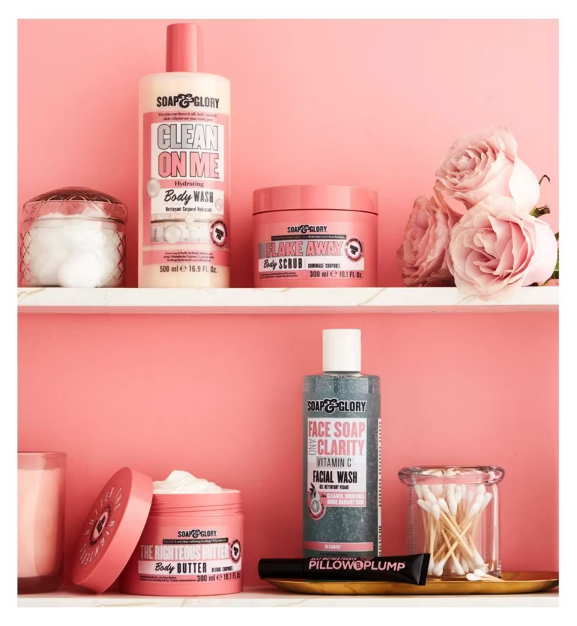 Soap & Glory Face Soap and Clarity Vitamin C Facial Wash 350ml