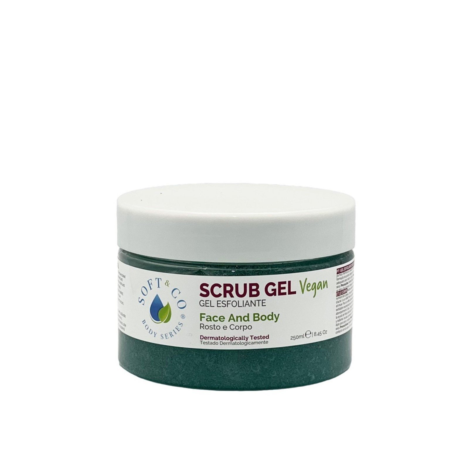 Soft & Co Face and Body Scrub Gel 250ml (8.45floz)