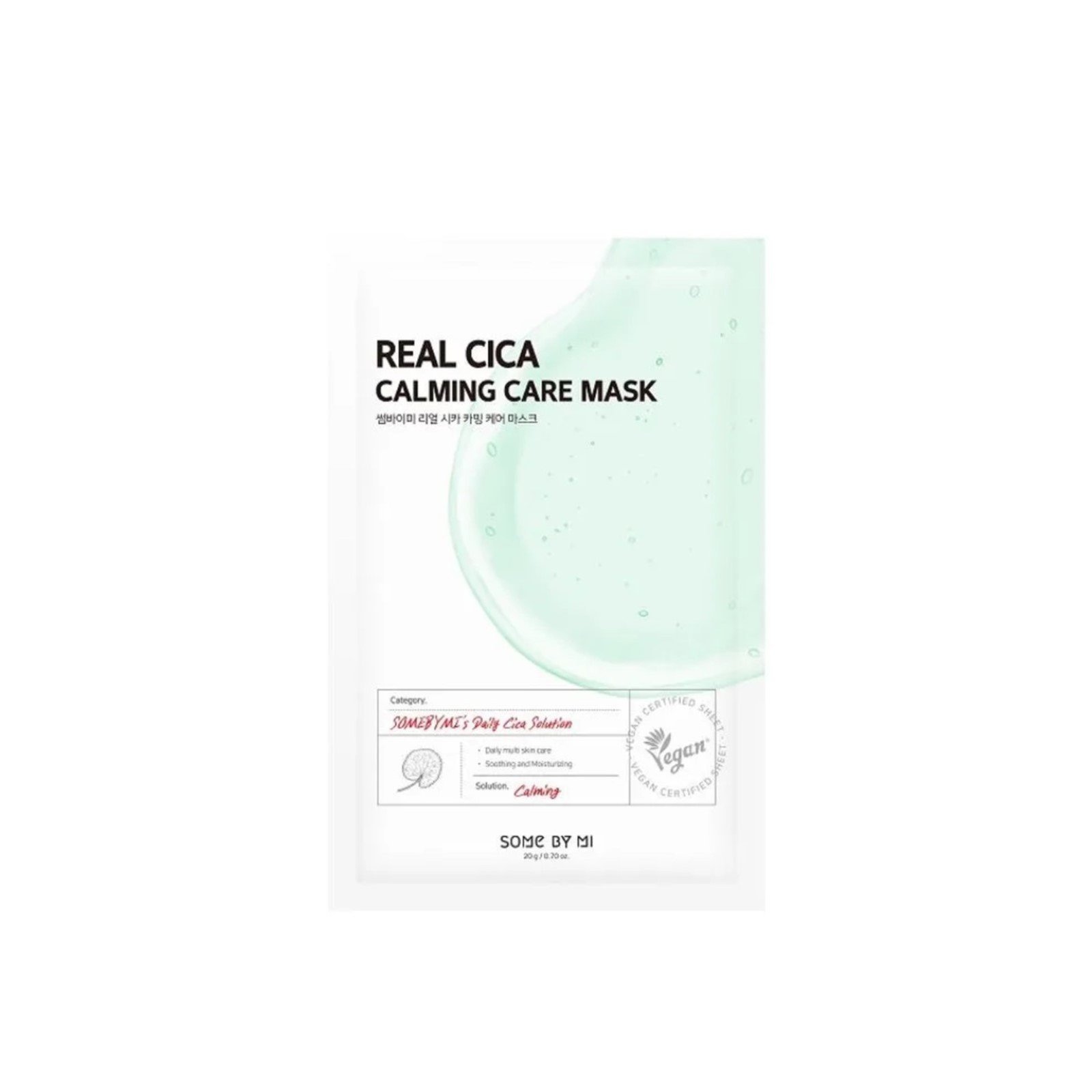 Some By Mi Real Cica Calming Care Mask 20g