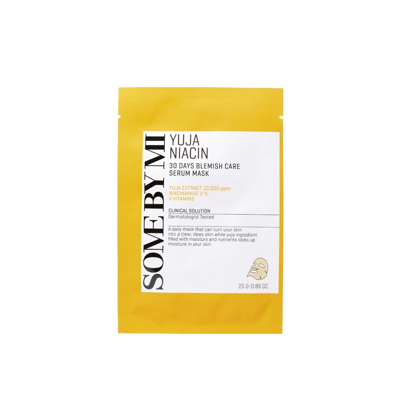 Some By Mi Yuja Niacin Blemish Care Serum Mask 25g