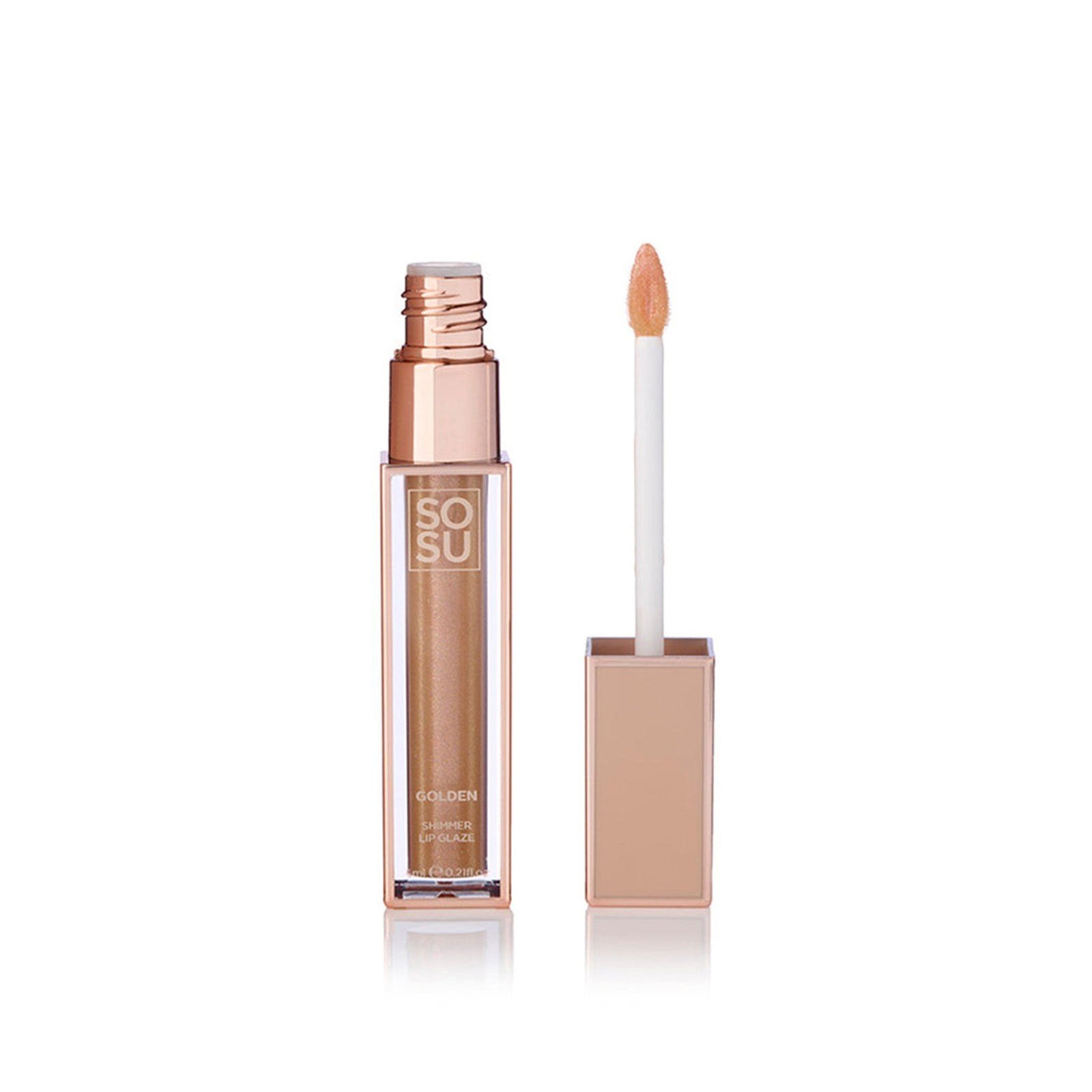 SOSU Cosmetics Shimmer Lip Glaze Golden 6ml