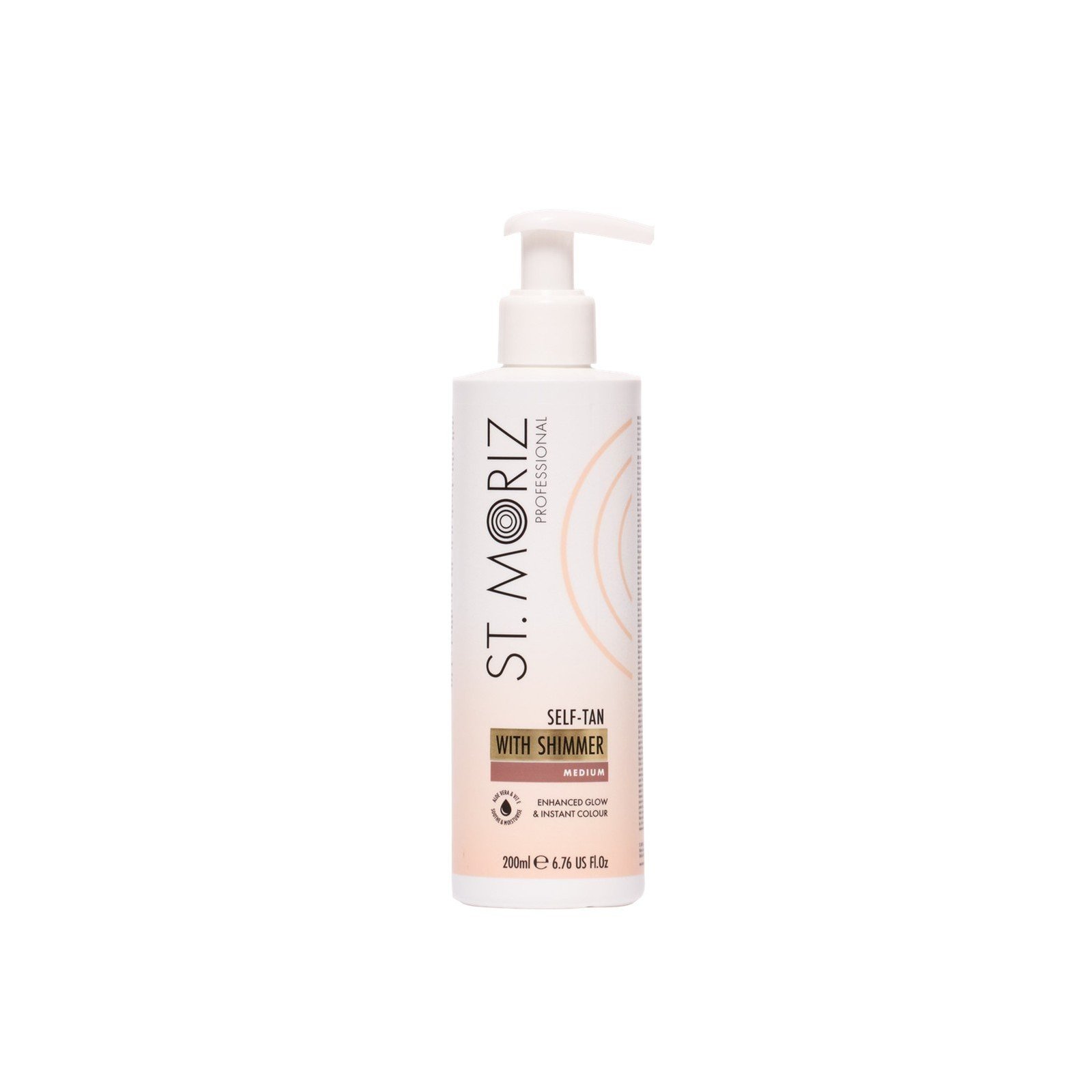 St. Moriz Professional Self-Tan with Shimmer Medium 200ml
