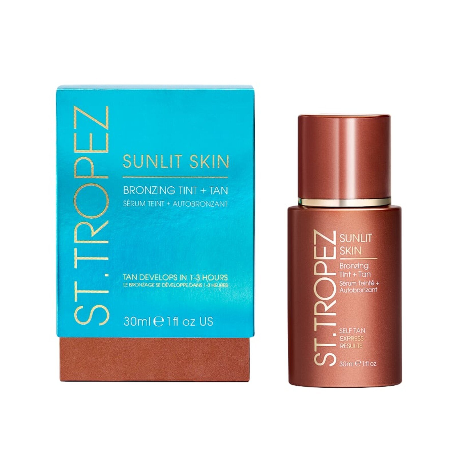 St. Tropez Sunlit Skin Bronzing Tint + Tan 30ml