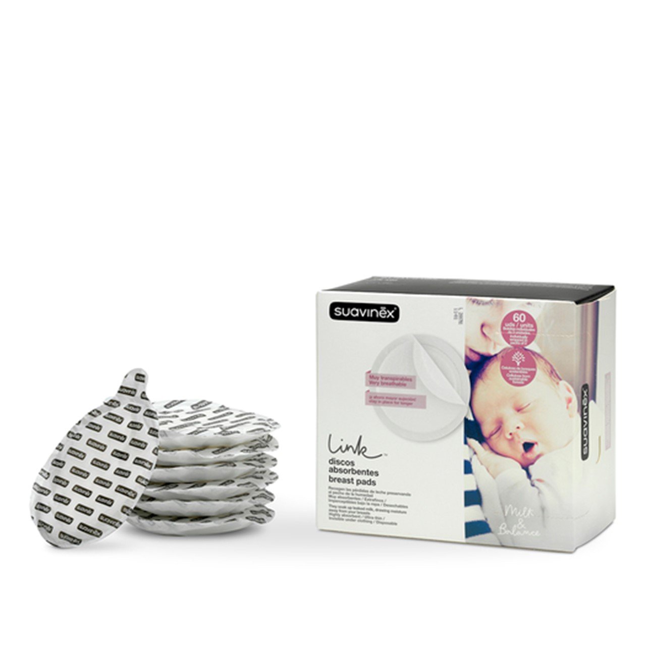 Suavinex Milk & Balance Breast Pads x60