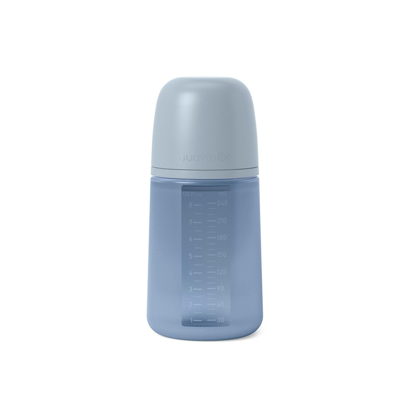 Suavinex Selection SX Pro Anti-Colic Silicone Bottle Medium Flow +3m Blue 240ml