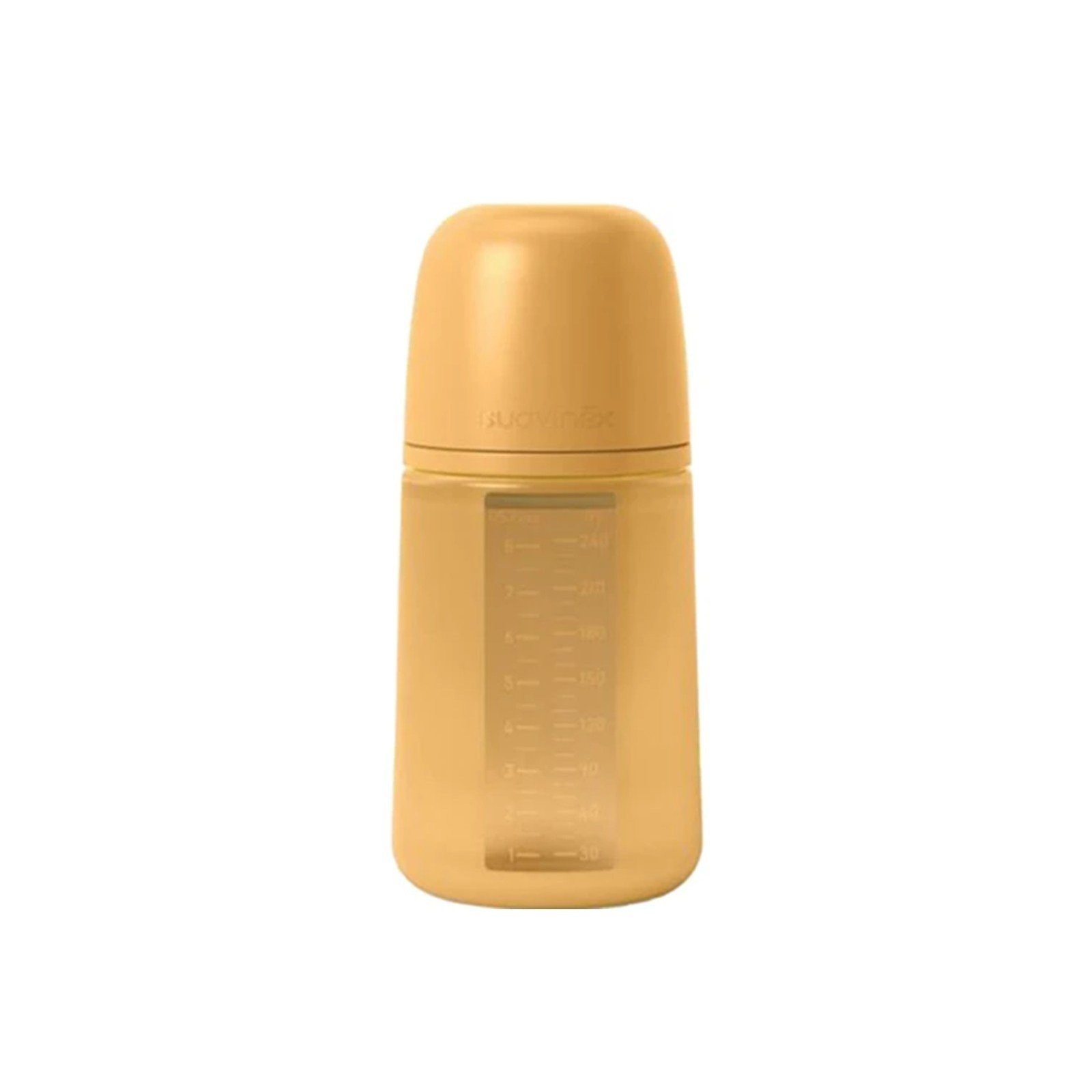 Suavinex Selection SX Pro Anti-Colic Silicone Bottle Medium Flow +3m Yellow 240ml