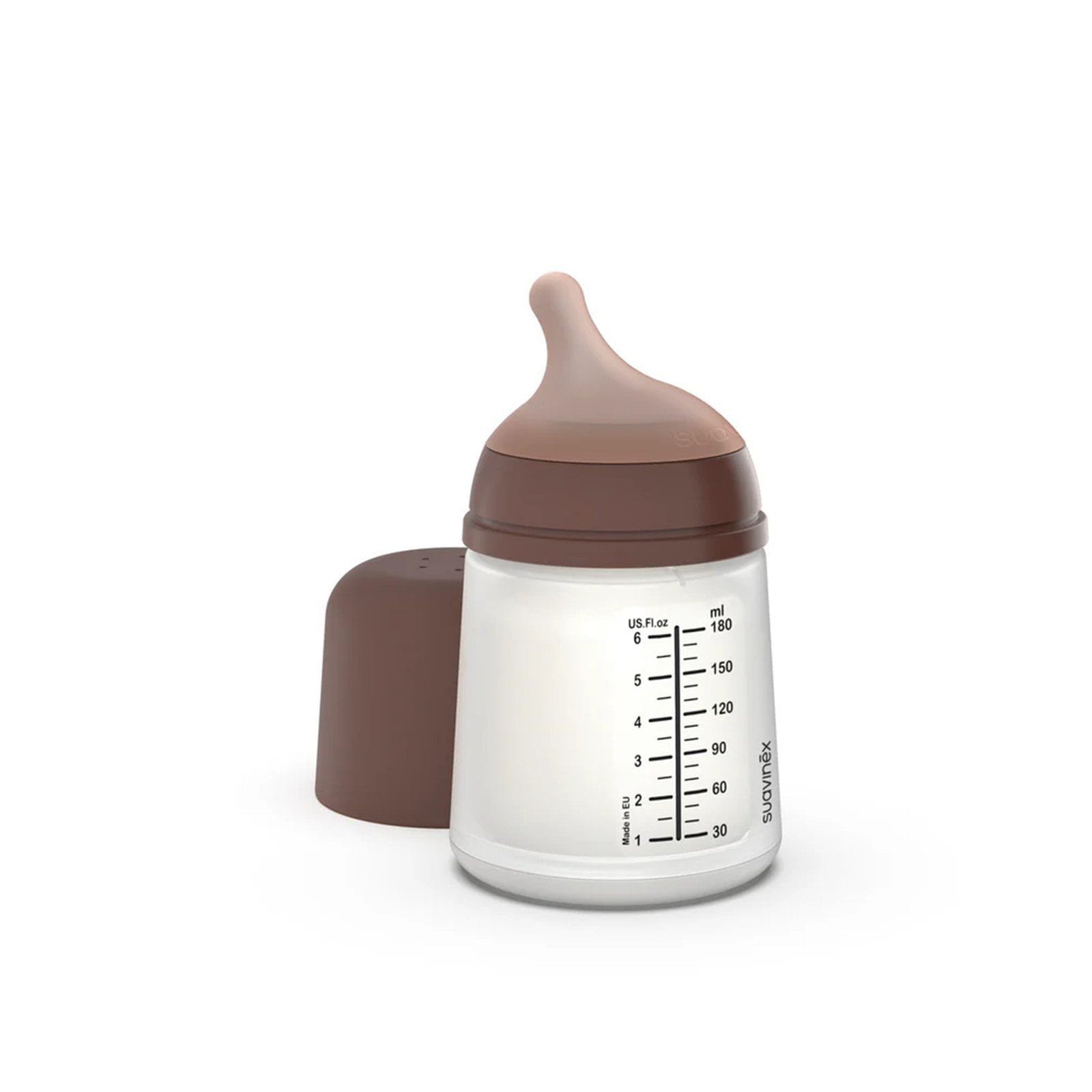 Suavinex Zero Zero Anti-Colic Plastic Bottle Flow S +0m Deep 180ml