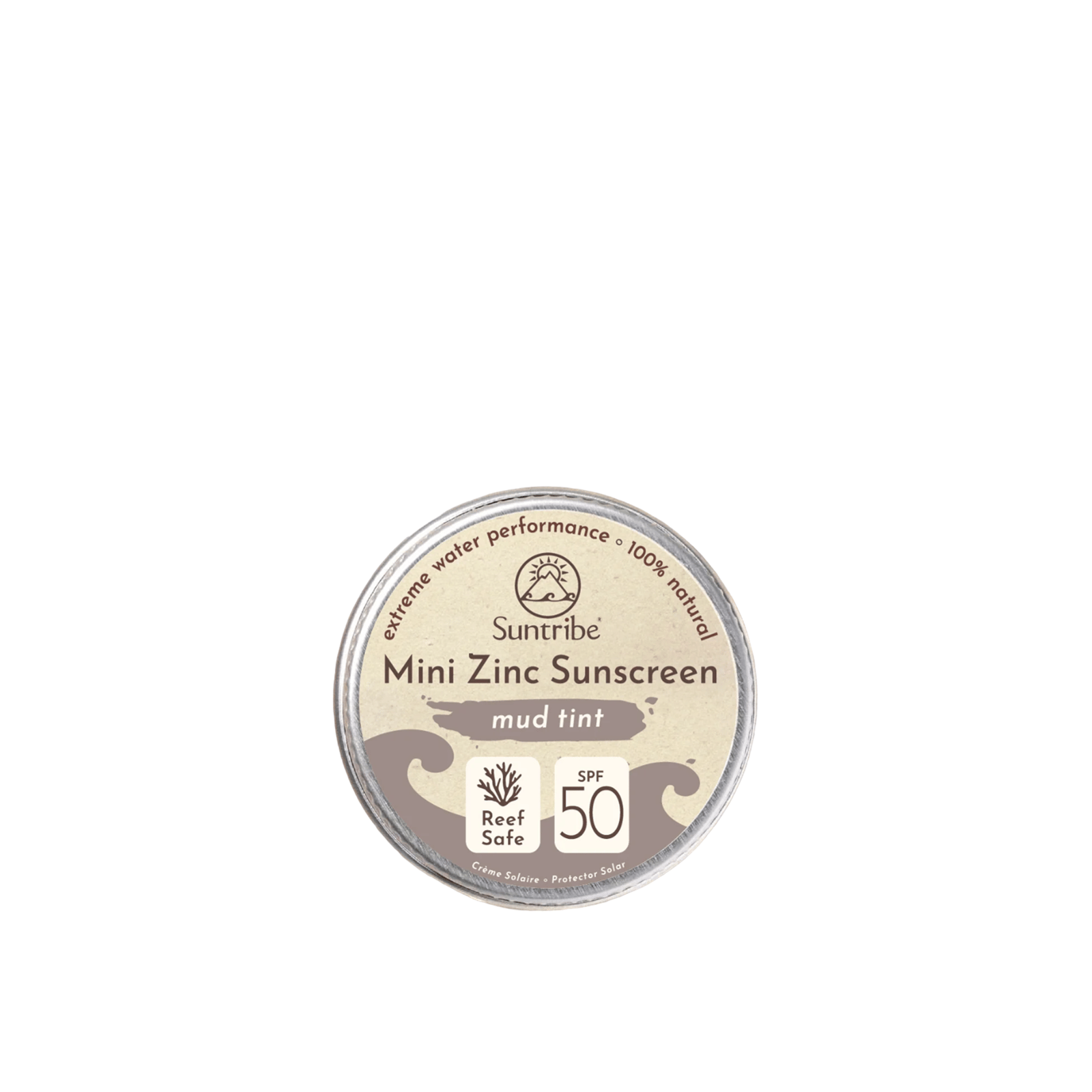Suntribe Mini Zinc Sunscreen SPF50 Mud Tint 15g (0.52oz)