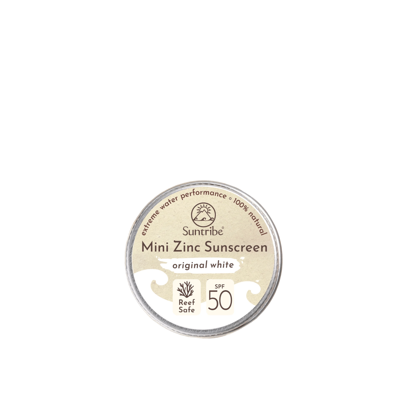 Suntribe Mini Zinc Sunscreen SPF50 Original White 15g (0.52oz)