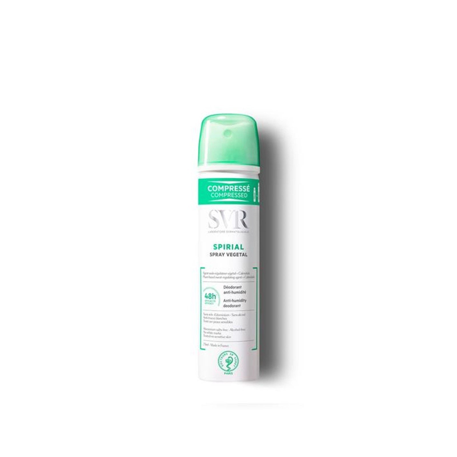 SVR Spirial 48h Vegetal Anti-Humidity Deodorant Spray 75ml (2.54fl oz)