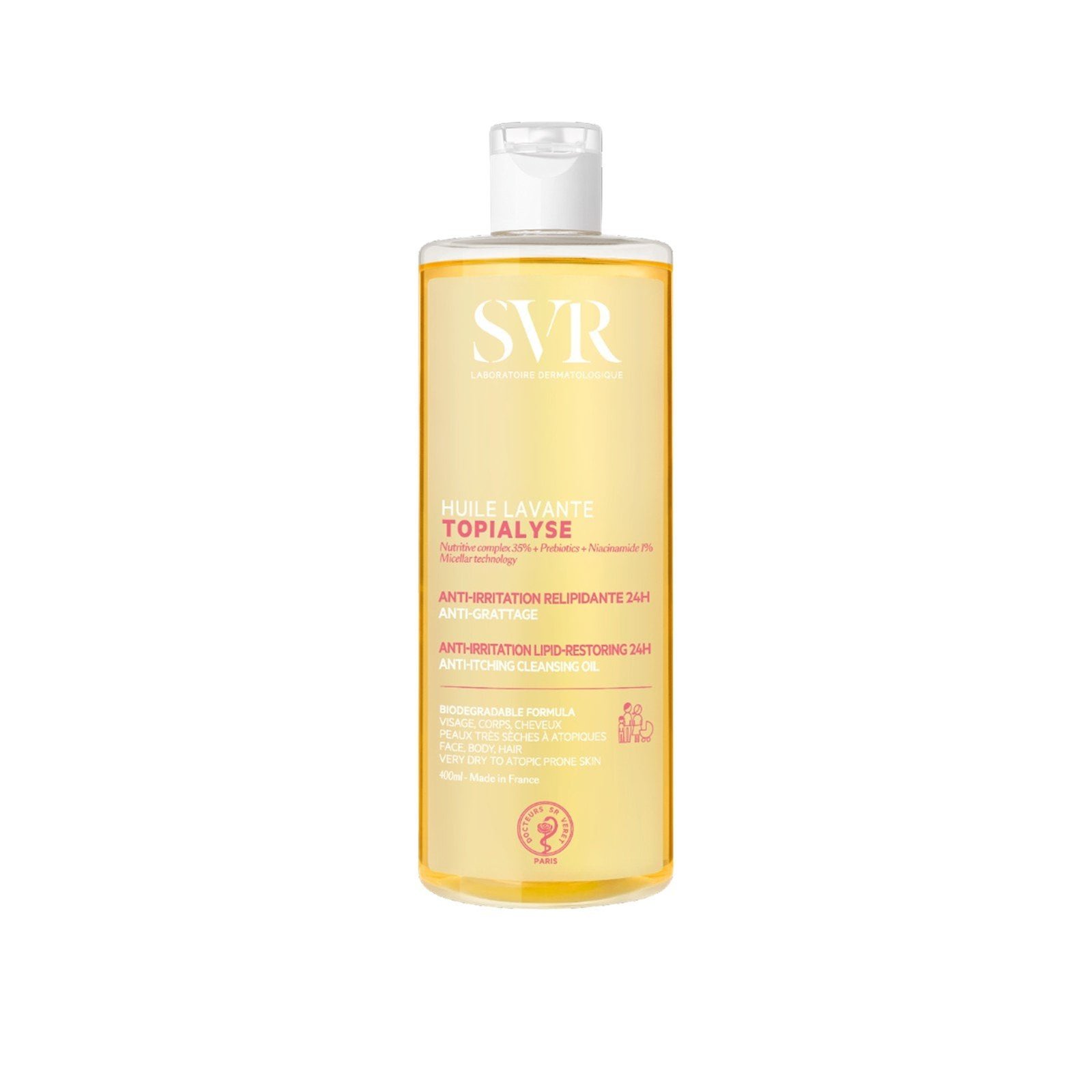 SVR Topialyse Anti-Itching Cleansing Oil 400ml