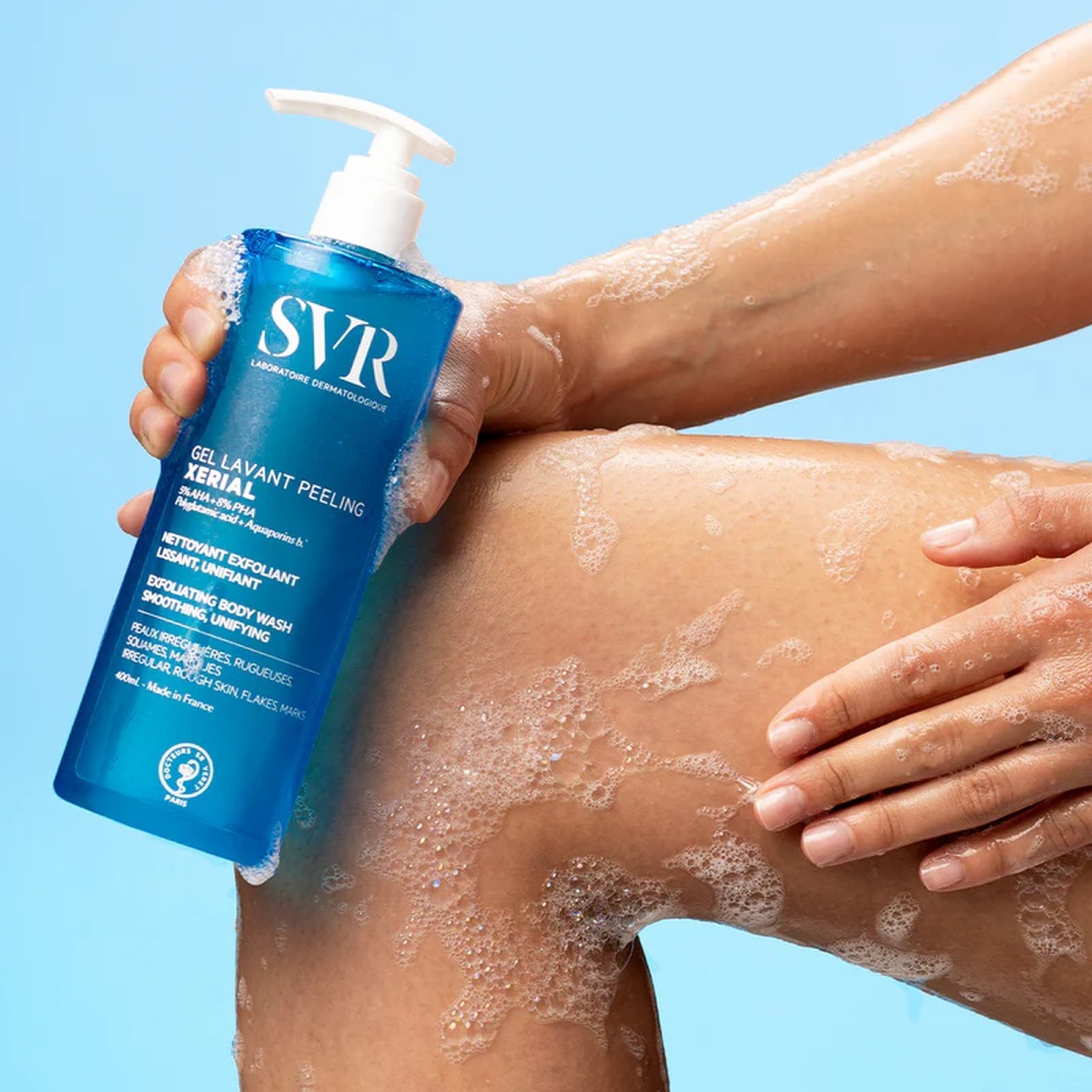SVR Xerial Exfoliating Peel Gel Wash 400ml