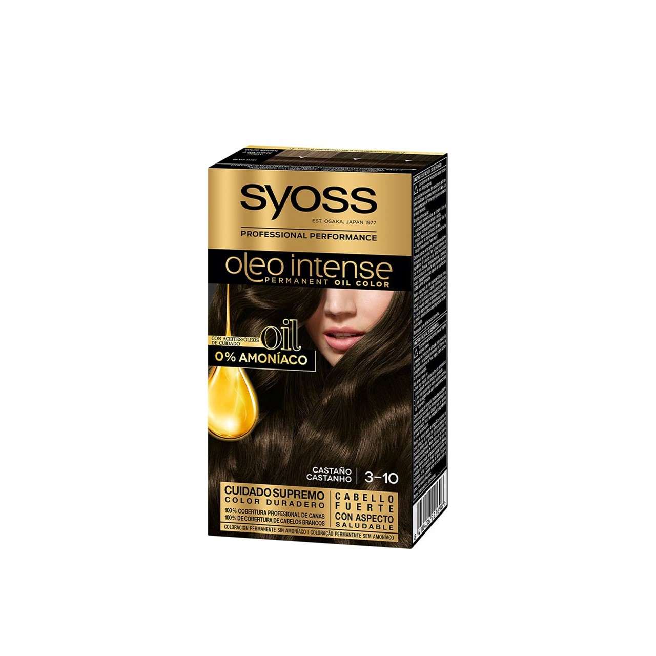 Syoss Oleo Intense Permanent Oil Color 3-10 Deep Brown Permanent Hair Dye