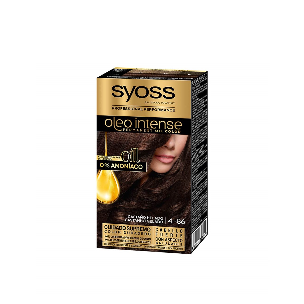 Syoss Oleo Intense Permanent Oil Color 4-86 Chocolate Brown Permanent Hair Dye
