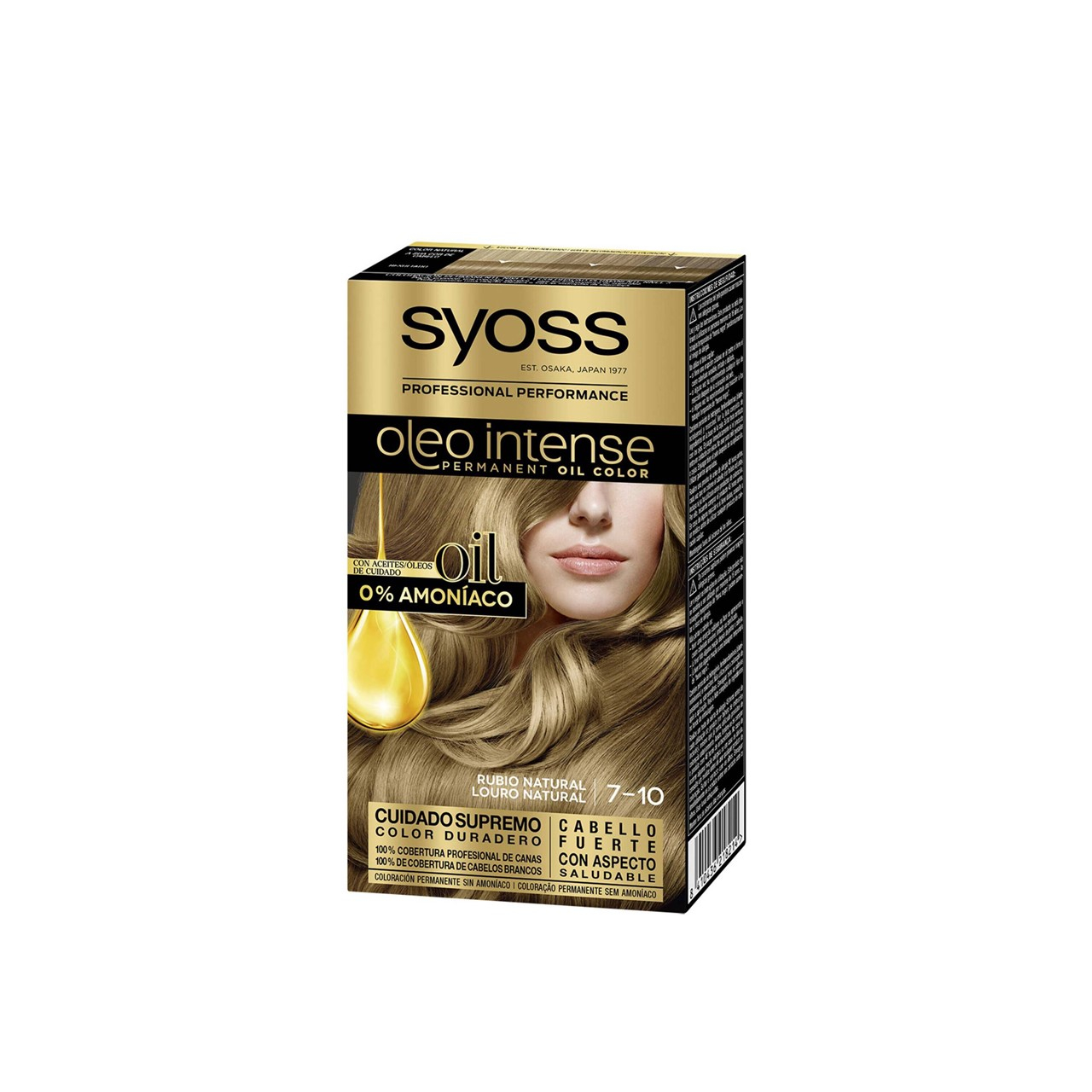 Syoss Oleo Intense Permanent Oil Color 7-10 Natural Blonde Permanent Hair Dye