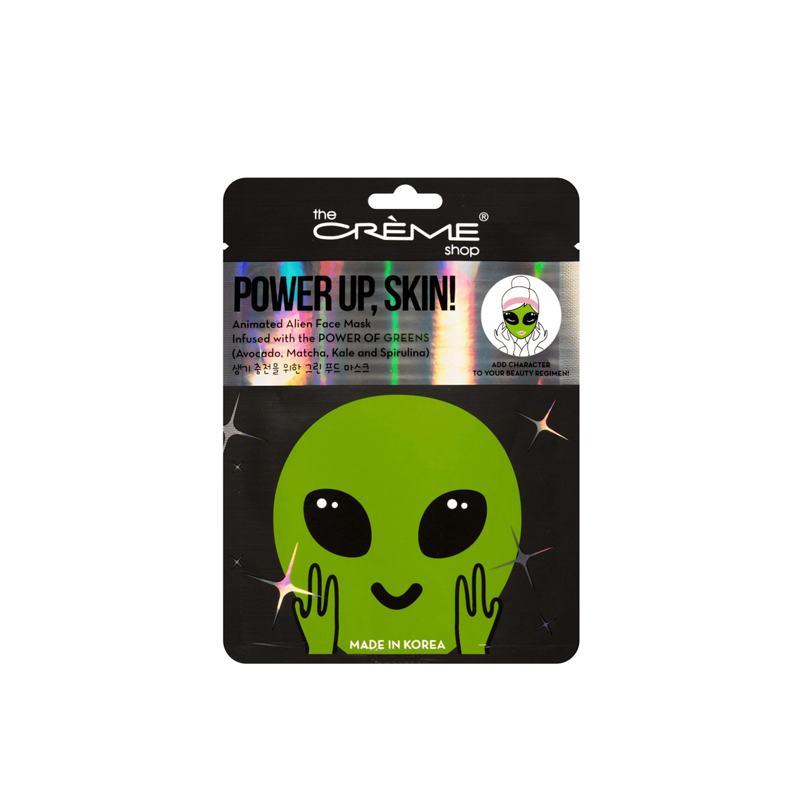 The Crème Shop Power Up, Skin! Animated Alien Face Mask 25g