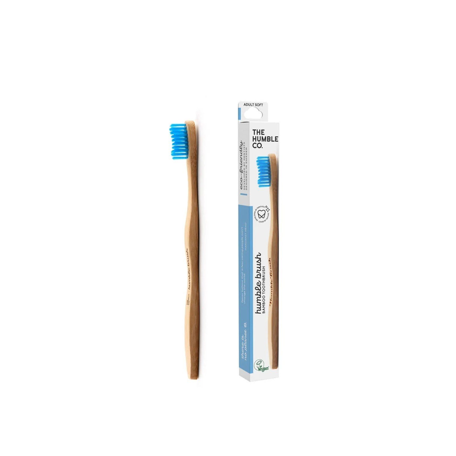 The Humble Co. Humble Brush Bamboo Soft Toothbrush Blue