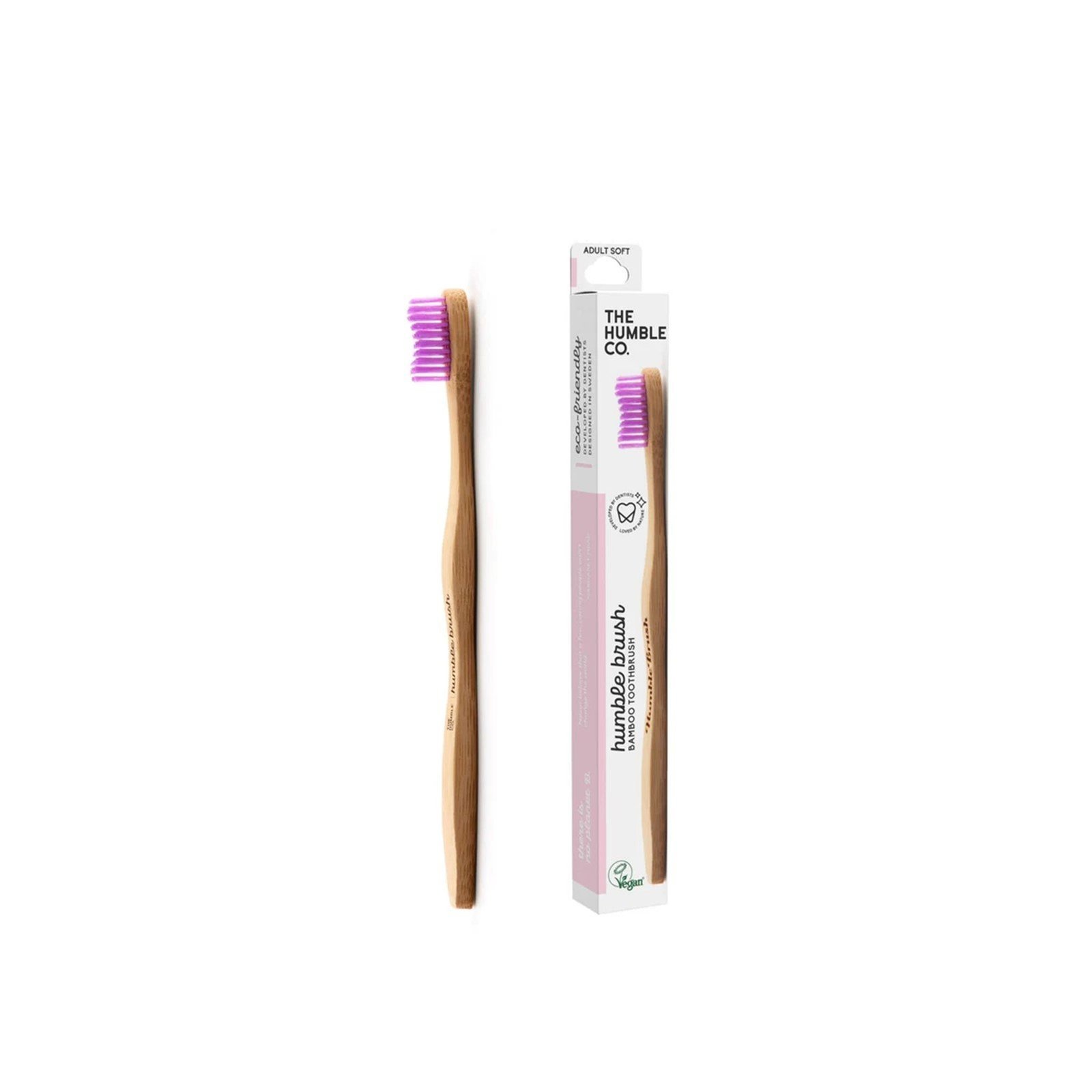The Humble Co. Humble Brush Bamboo Soft Toothbrush Purple
