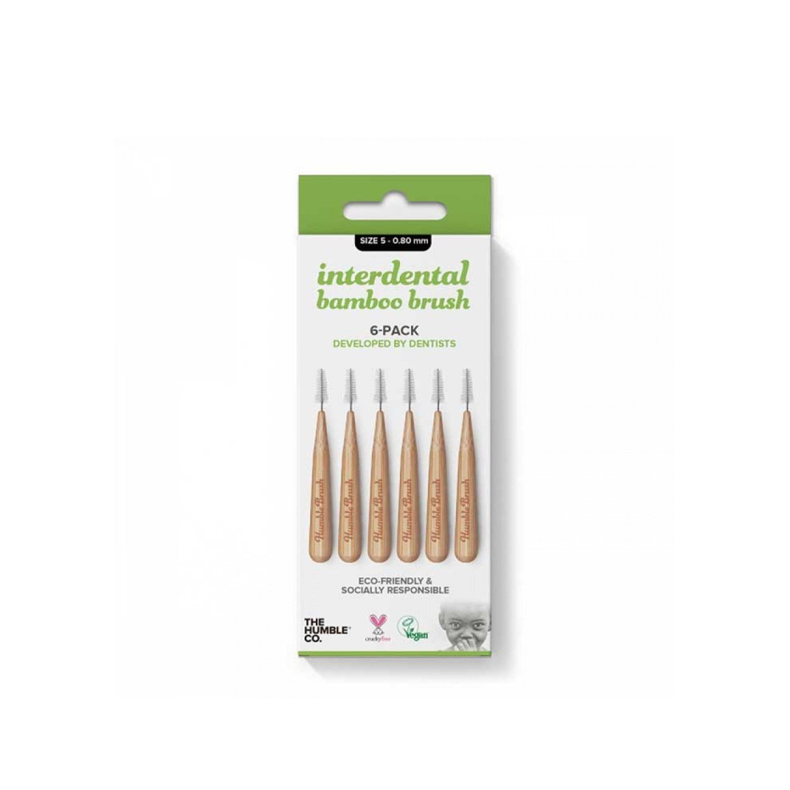 The Humble Co. Interdental Bamboo Brush Size 5 x6