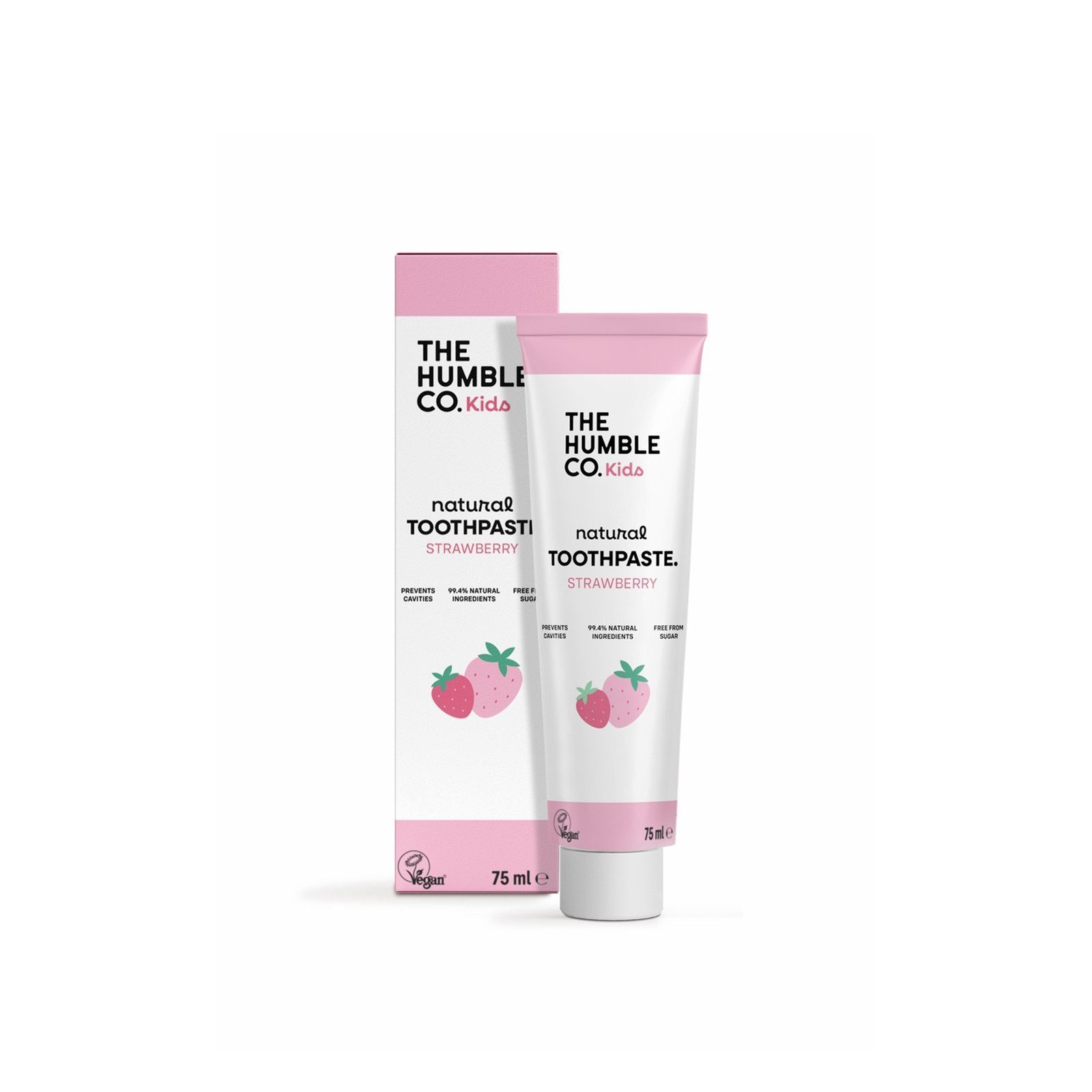 The Humble Co. Kids Natural Toothpaste Strawberry 75ml