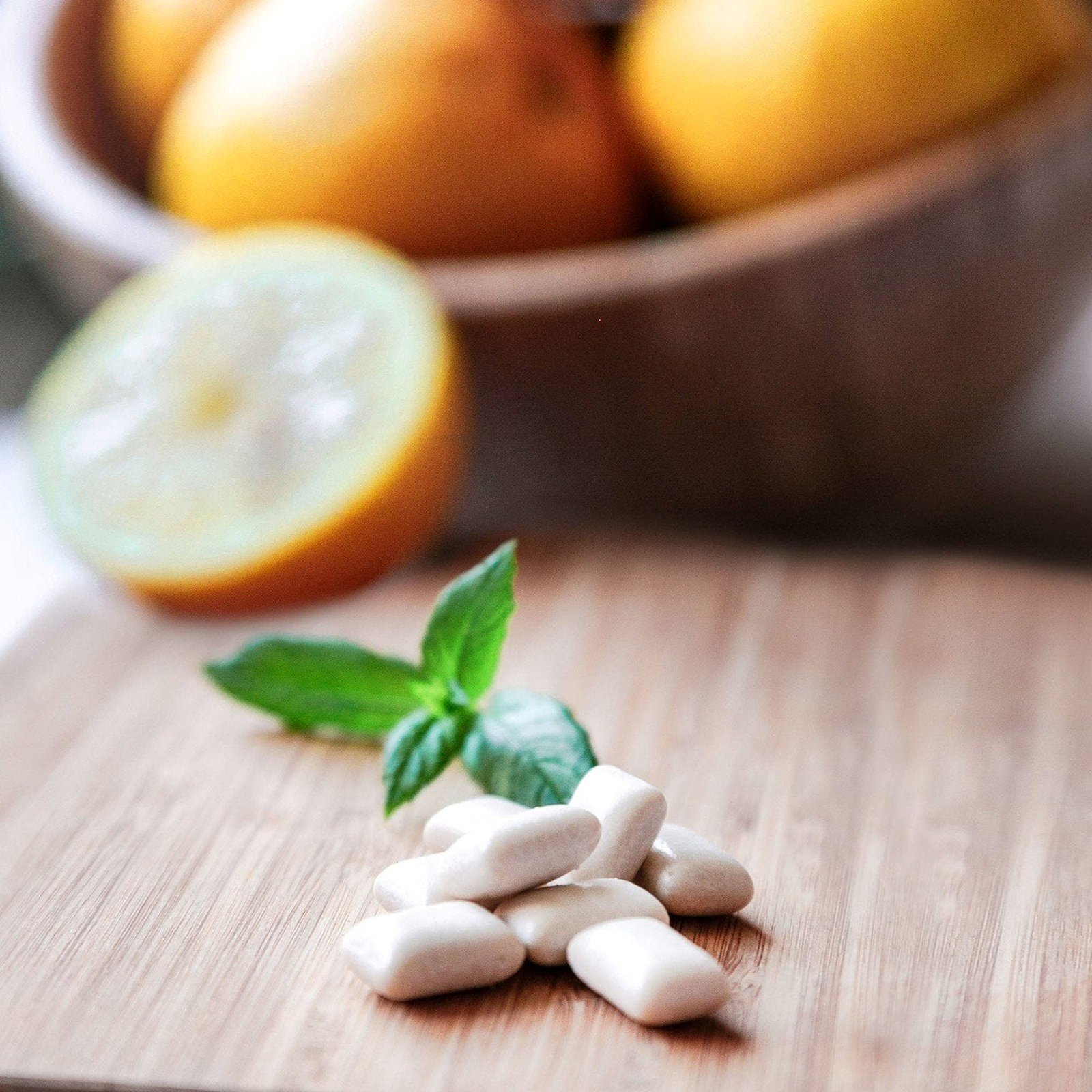 The Humble Co. Natural Chewing Gum Lemon Flavour 19g