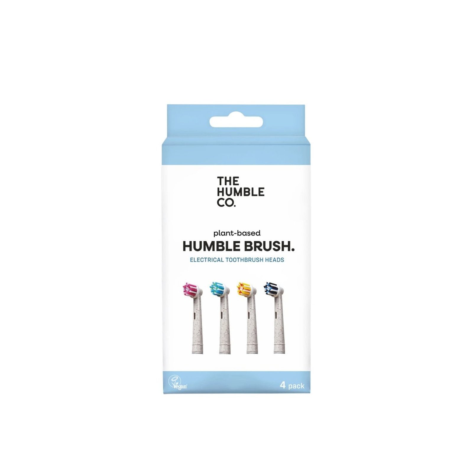 The Humble Co. Plant-Based Electric فرشاة أسنان Heads x4