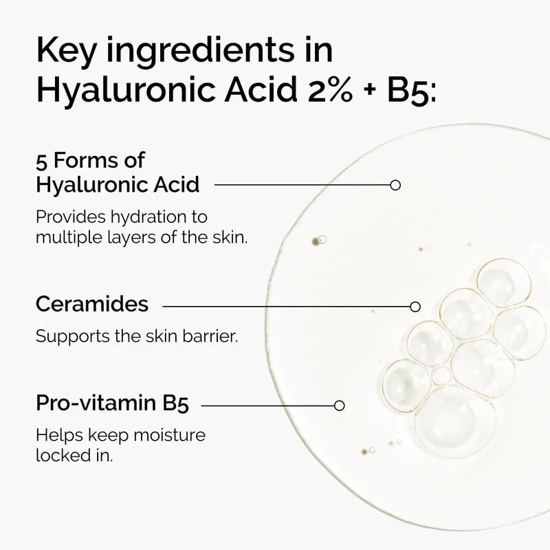 The Ordinary Hyaluronic Acid 2% + B5 with Ceramides 60ml
