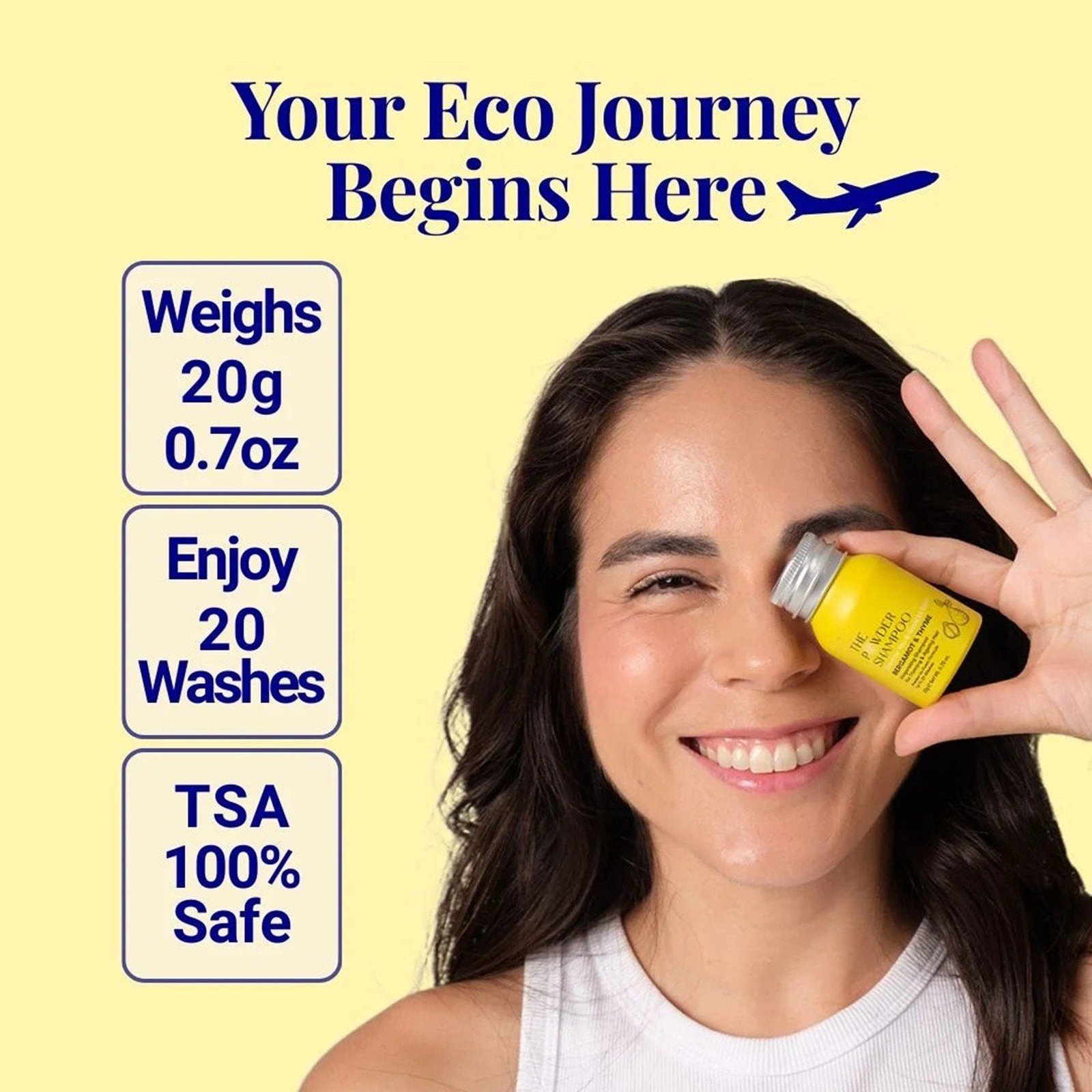 The Powder Shampoo Invigorating Shampoo Bergamot & Thyme 20g