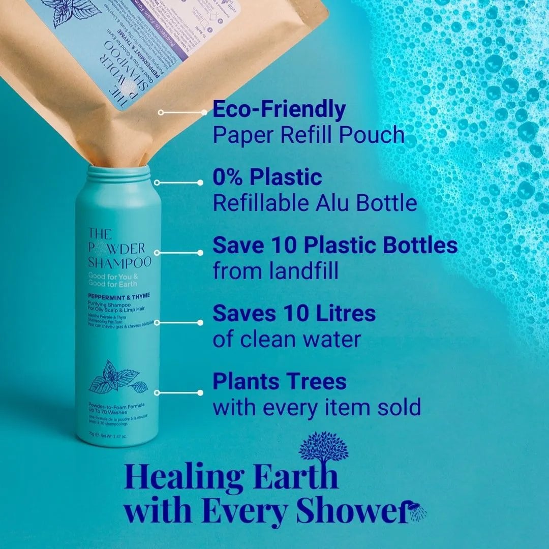 The Powder Shampoo Purifying Shampoo Peppermint & Thyme 20g