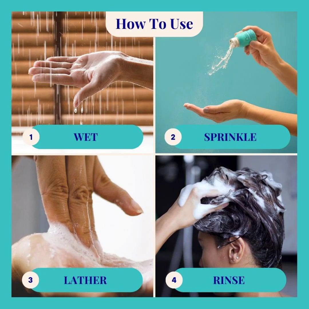 The Powder Shampoo Purifying Shampoo Peppermint & Thyme 20g