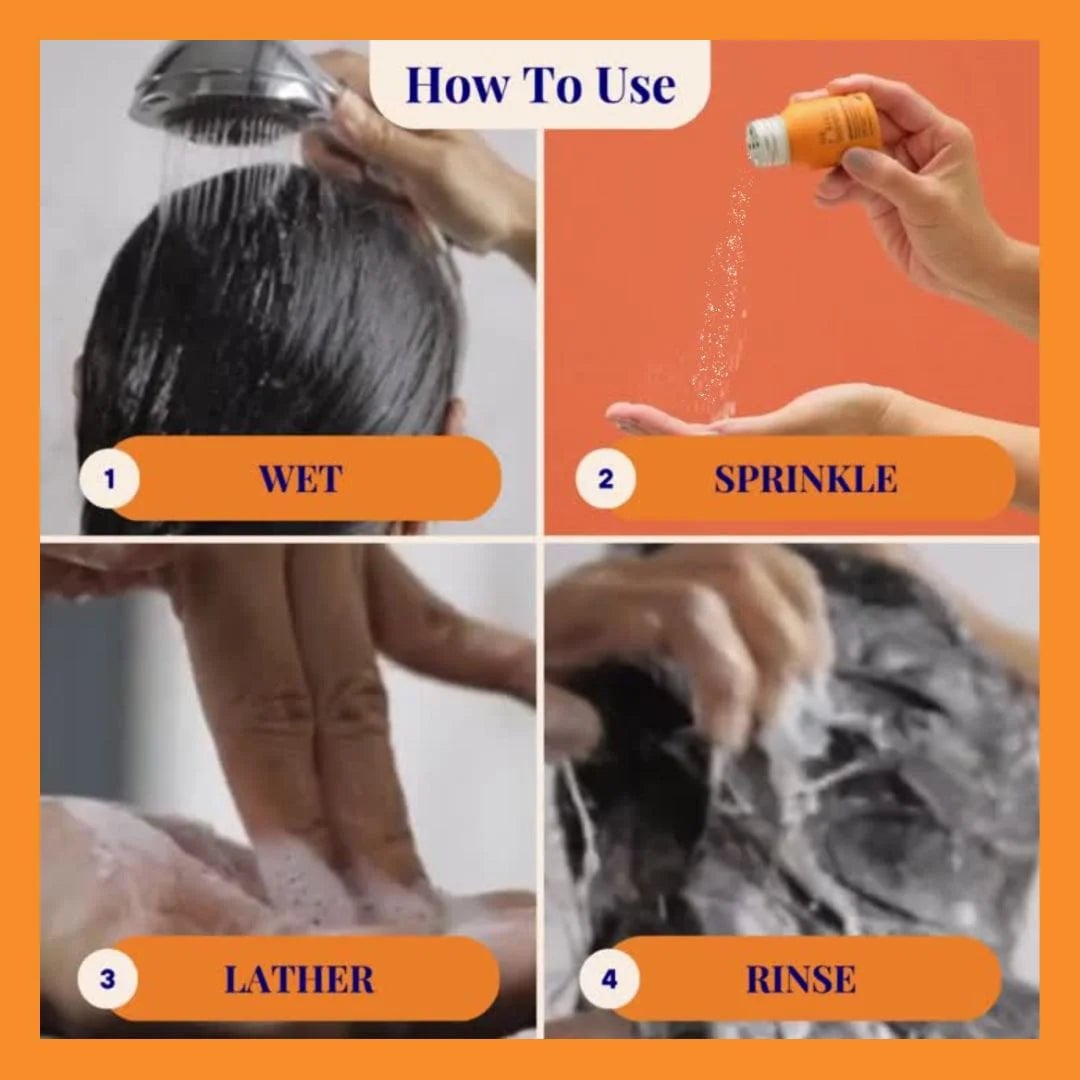 The Powder Shampoo Strengthening Shampoo Grapefruit & Thyme 70g