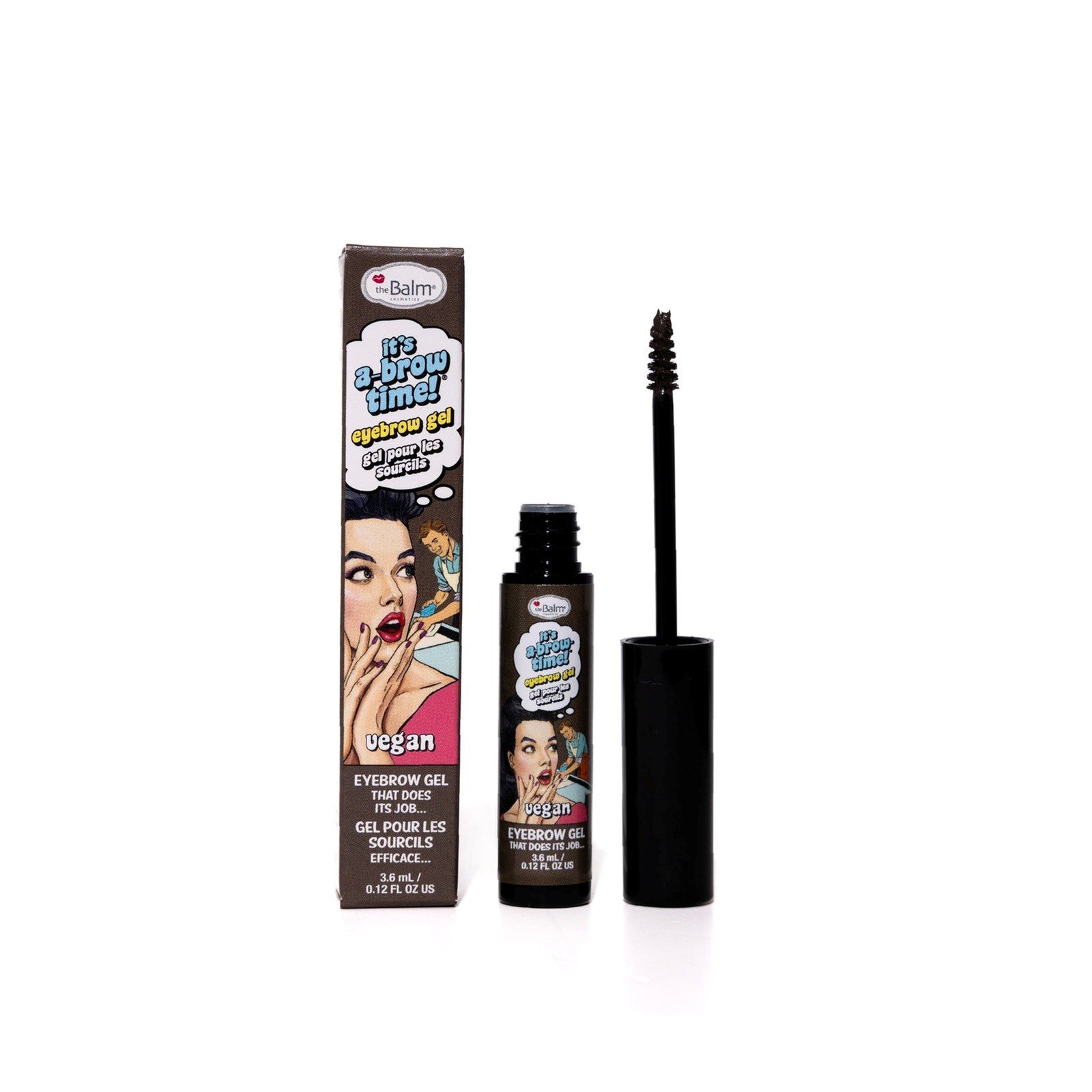 theBalm It's a Brow Time Brow Gel Dark Brown 3.6ml