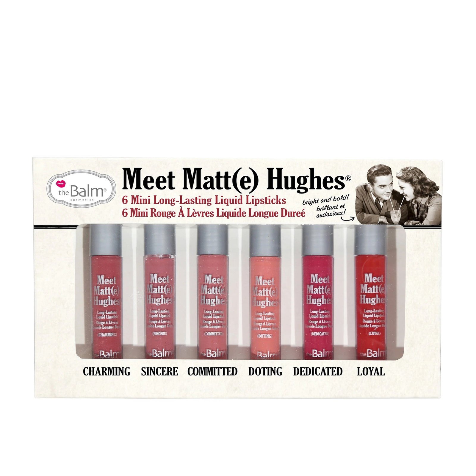 theBalm Meet Matt(e) Hughes Mini Long-Lasting Liquid Lipsticks Set