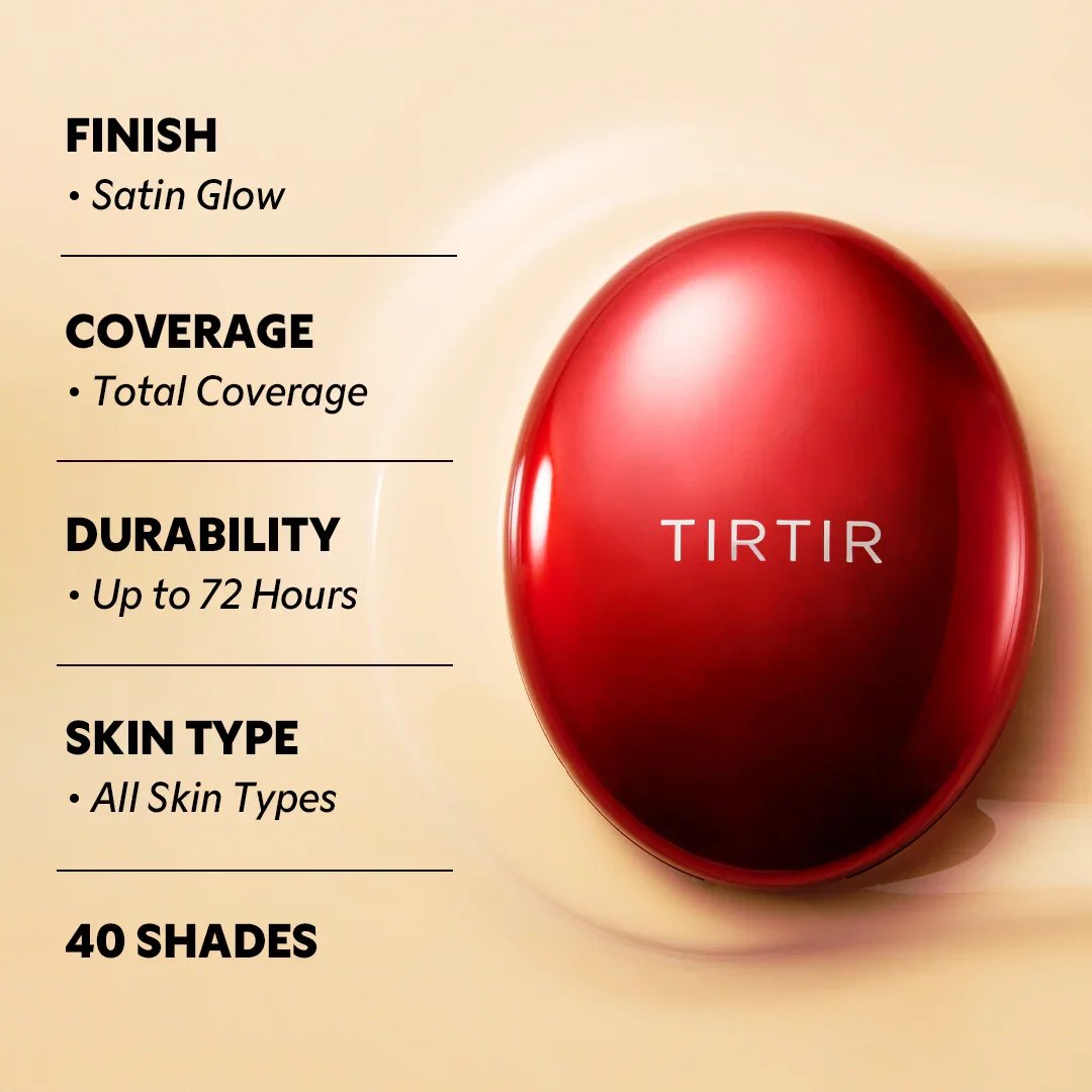 TIRTIR Mask Fit Red Cushion Foundation 21N Ivory 18g