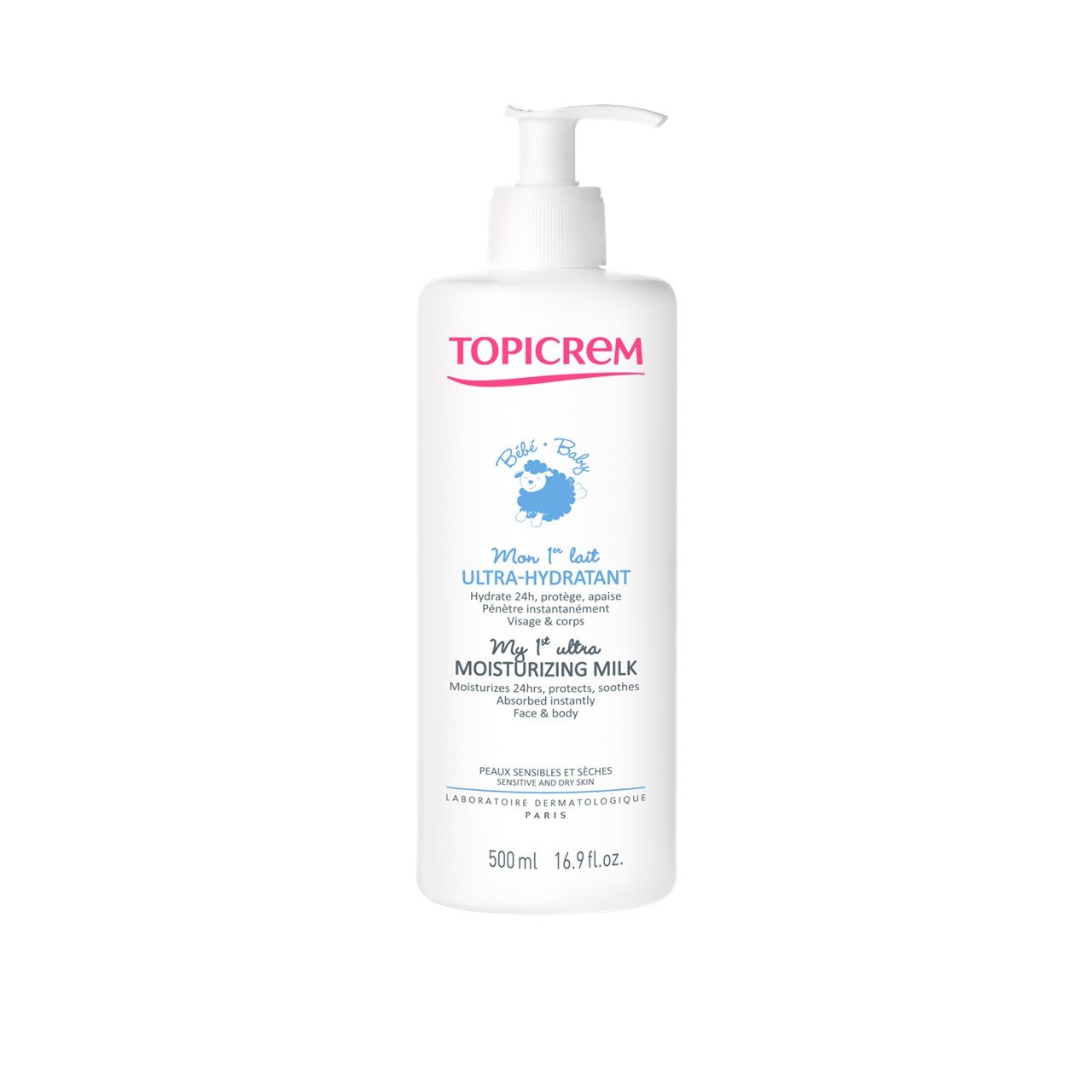 Topicrem Baby My 1st Ultra-Moisturizing Milk 500ml