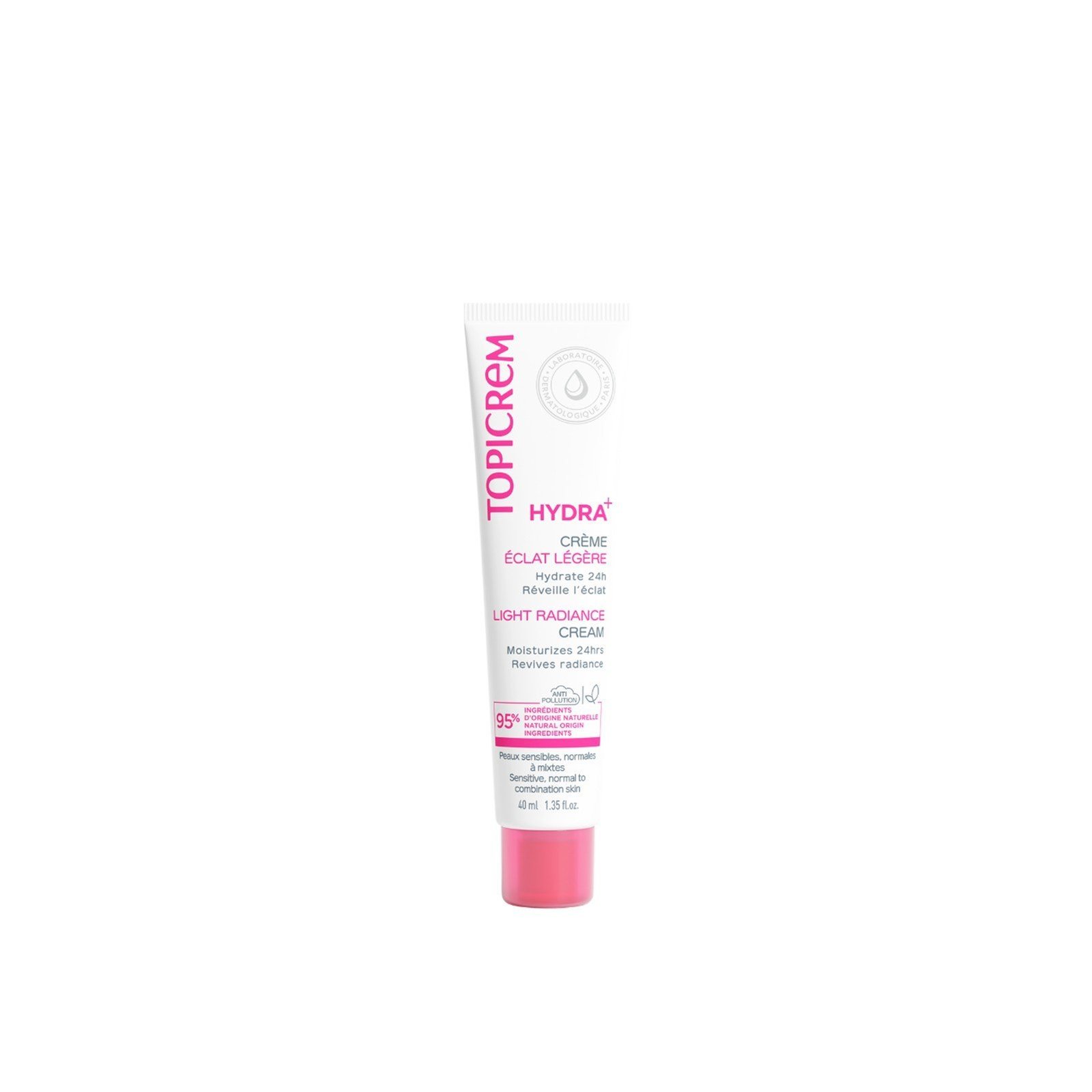 Topicrem Hydra+ Light Moisturizing Radiance Cream 40ml