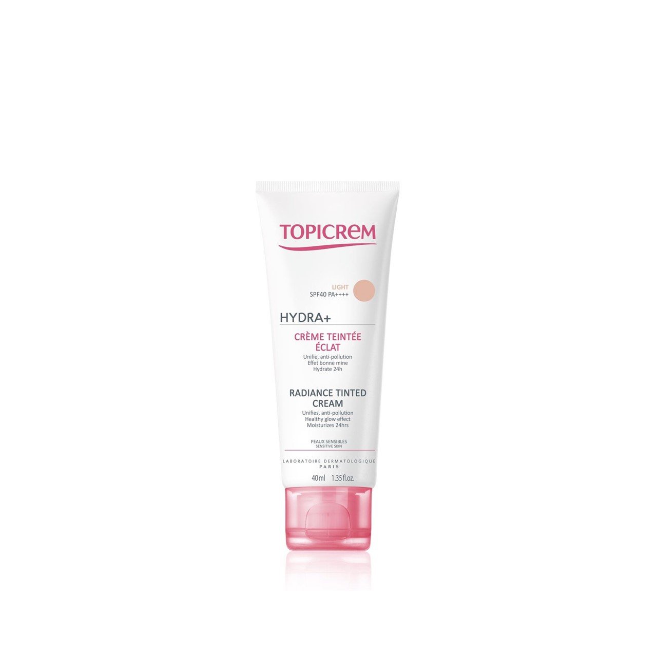Topicrem Hydra+ Radiance Tinted Cream SPF40 Light 40ml