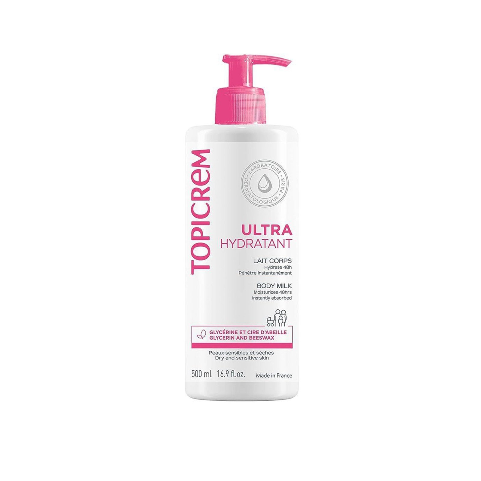 Topicrem Ultra-Moisturizing Body Milk 500ml