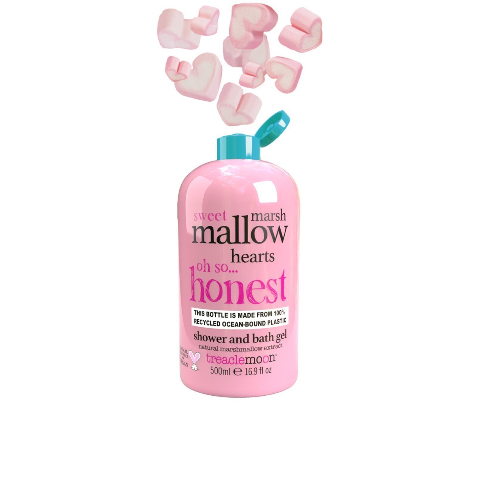 Treaclemoon Marshmallow Hearts Shower and Bath Gel 500ml