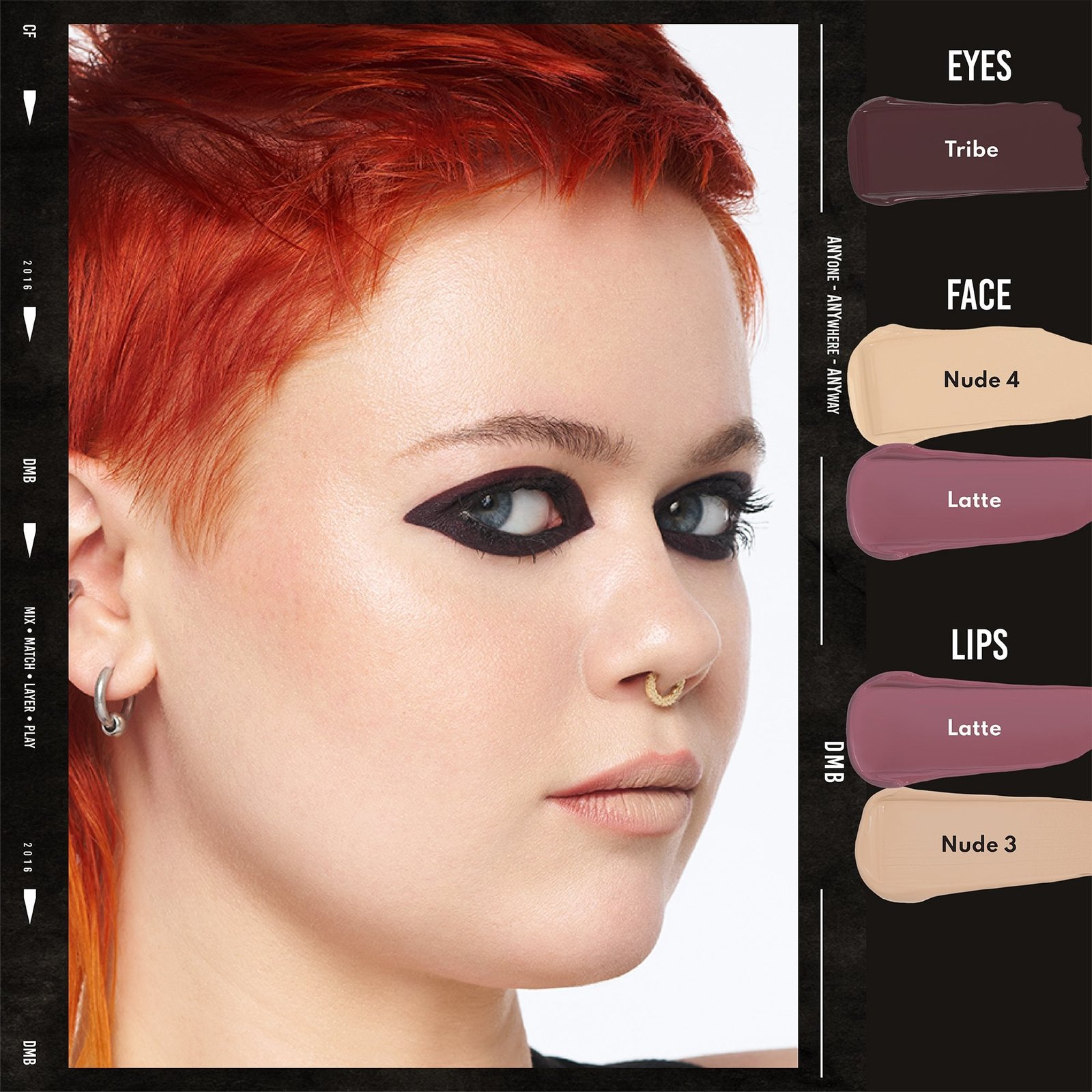 Danessa Myricks Beauty Colorfix Mattes Waterproof Matte Liquid Pigment Tribe 10ml