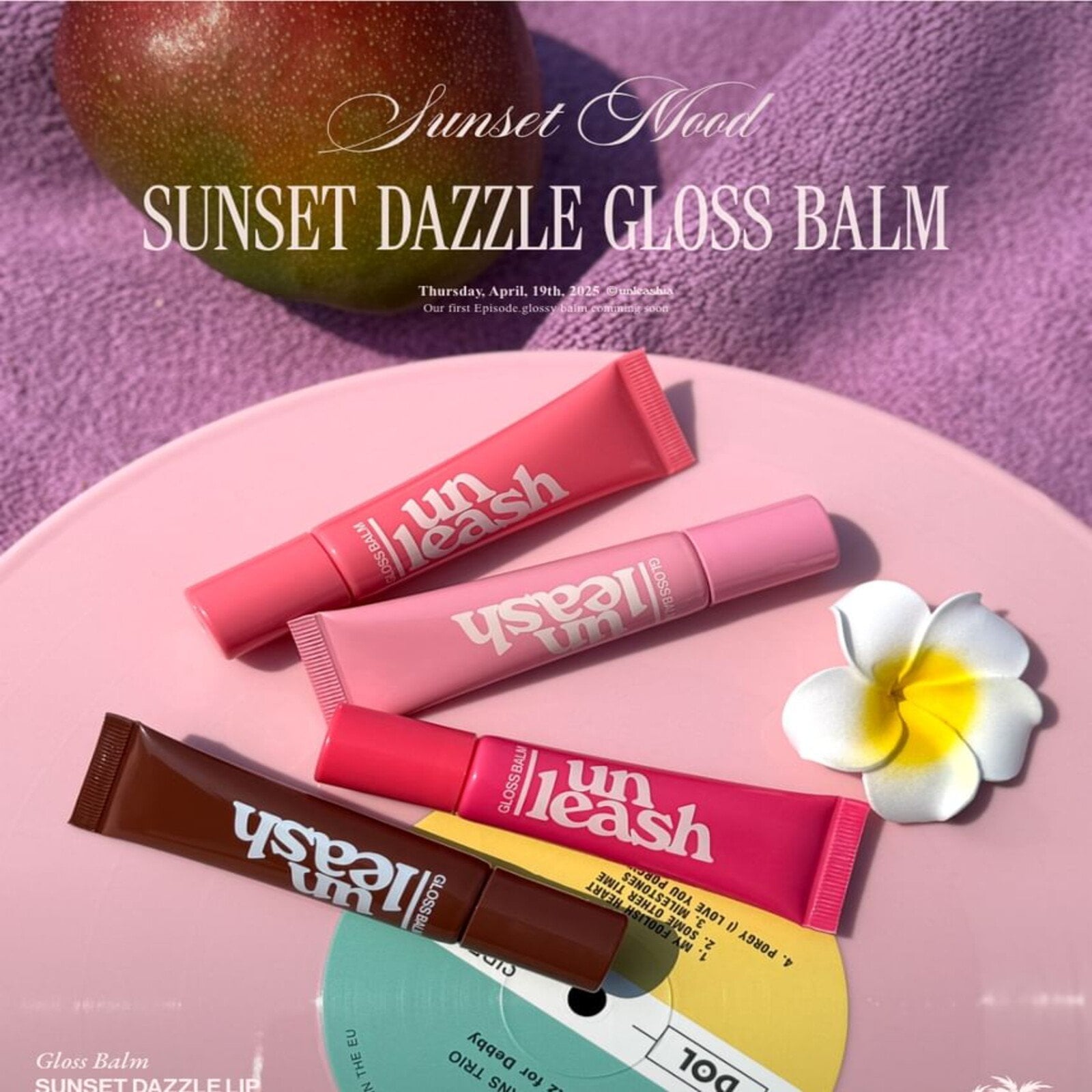 Unleashia Sunset Dazzle Gloss Balm No.4 Bora Bora 10g (0.35oz)