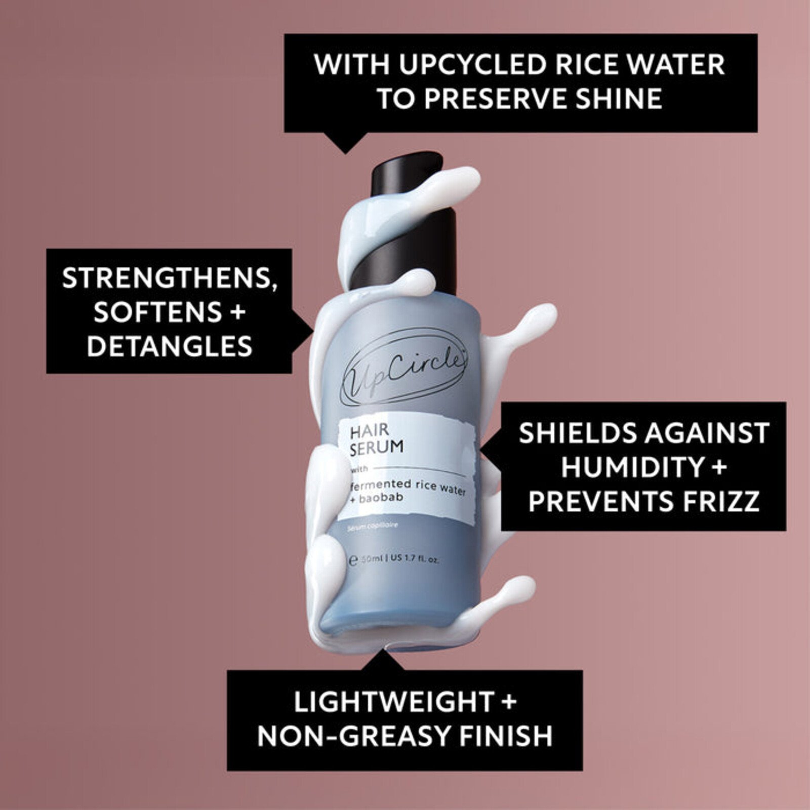 UpCircle Natural Hair Serum 50ml (1.69floz)