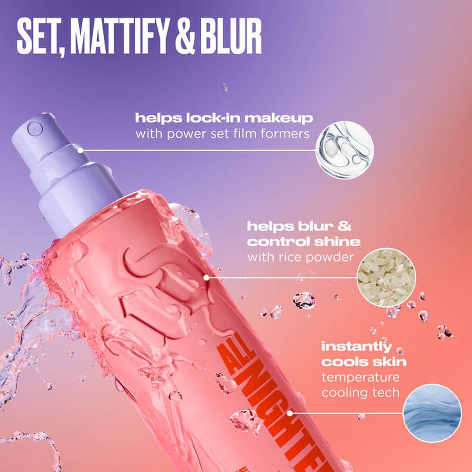 Urban Decay Spray Fixador de Maquiagem All Nighter com Acabamento Mate 30 ml