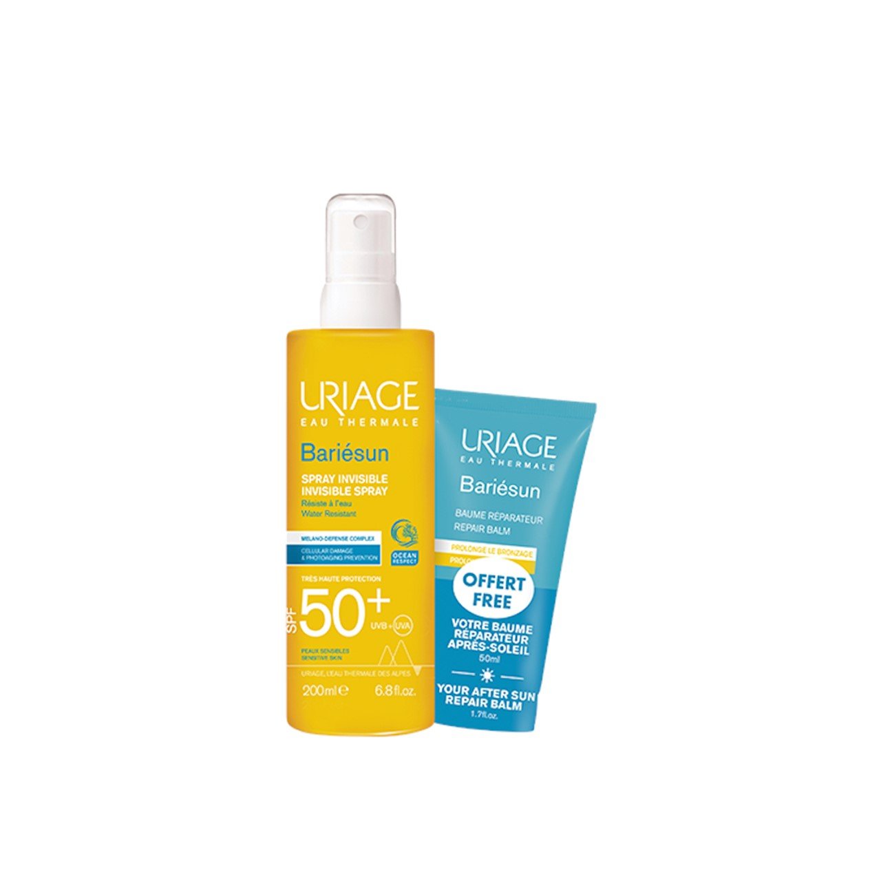 Uriage Bariésun Spray SPF50+ 200ml + Bariésun Repair Balm After-Sun 50ml