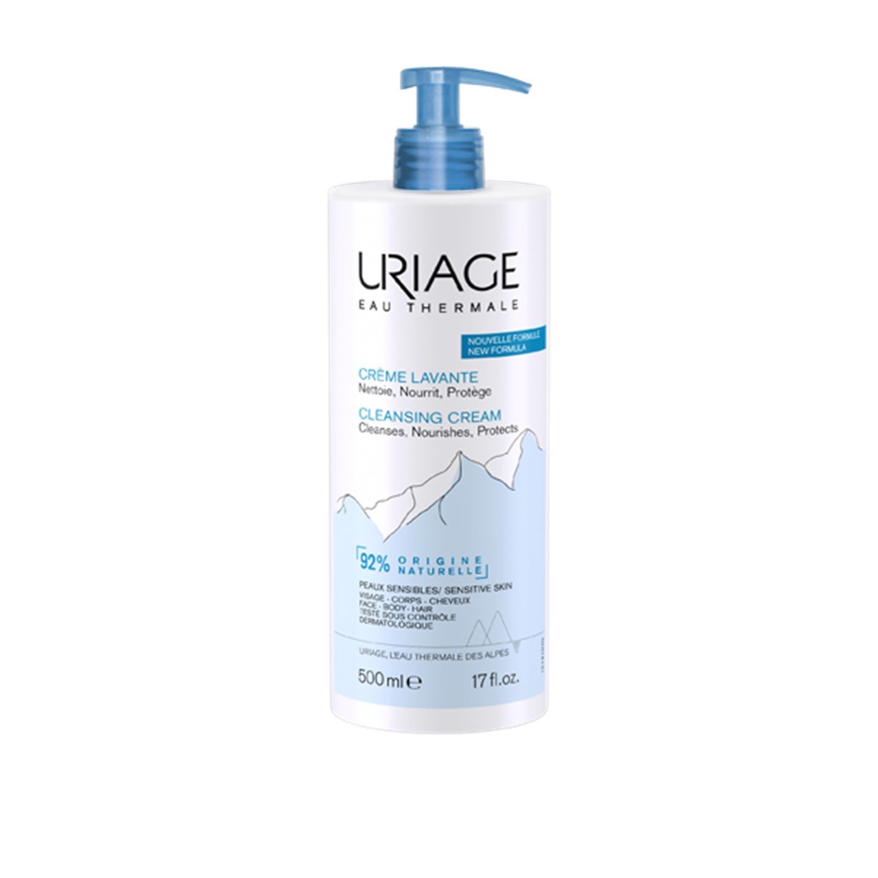 Uriage Cleansing Cream 500ml (16.91fl oz)