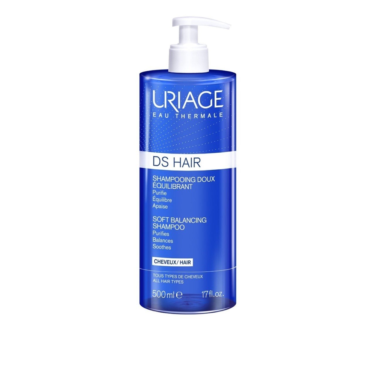 Uriage D.S. Hair Soft Balancing Shampoo 500ml (16.91fl oz)